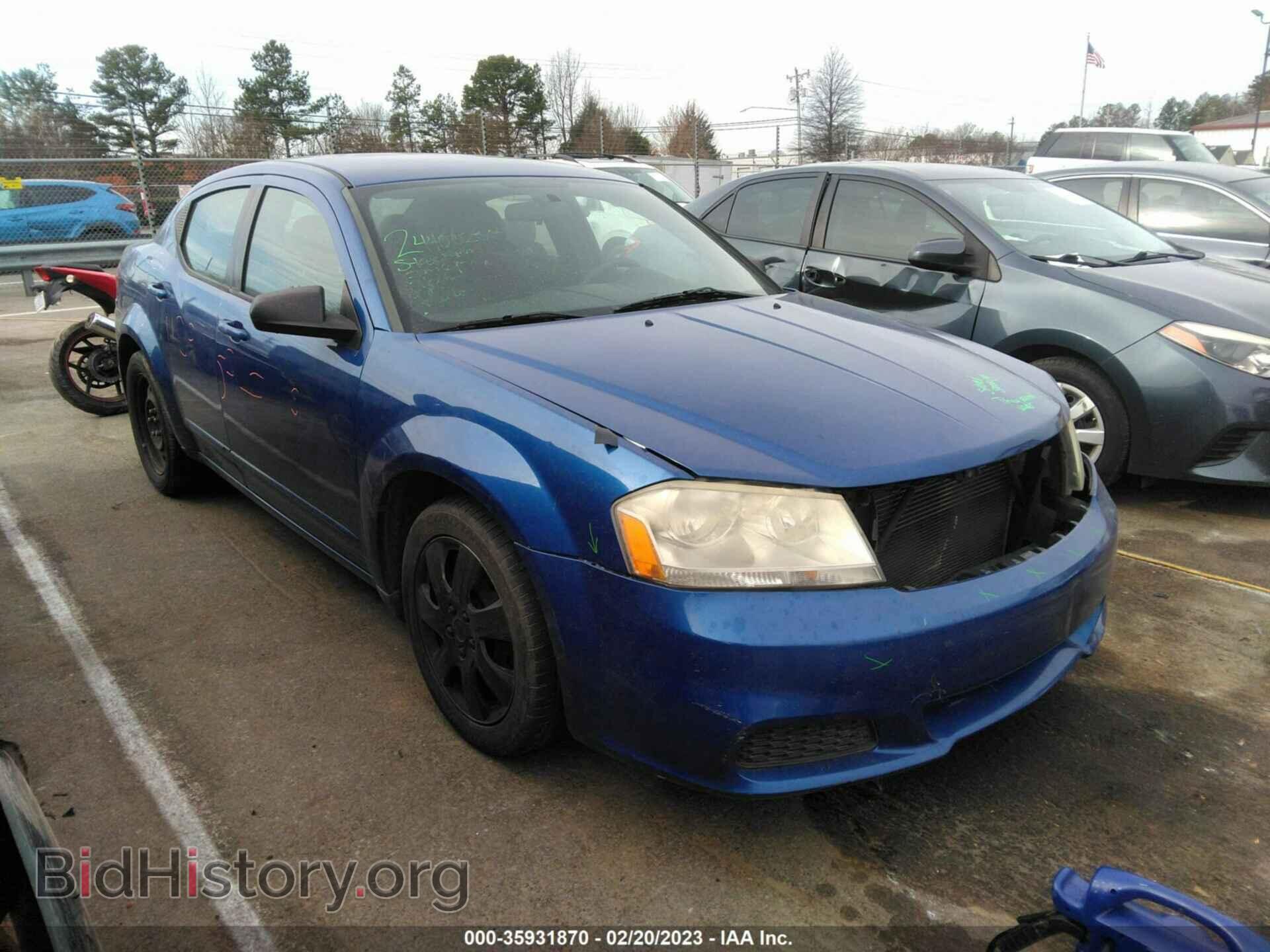 Photo 1C3CDZAB3CN231427 - DODGE AVENGER 2012