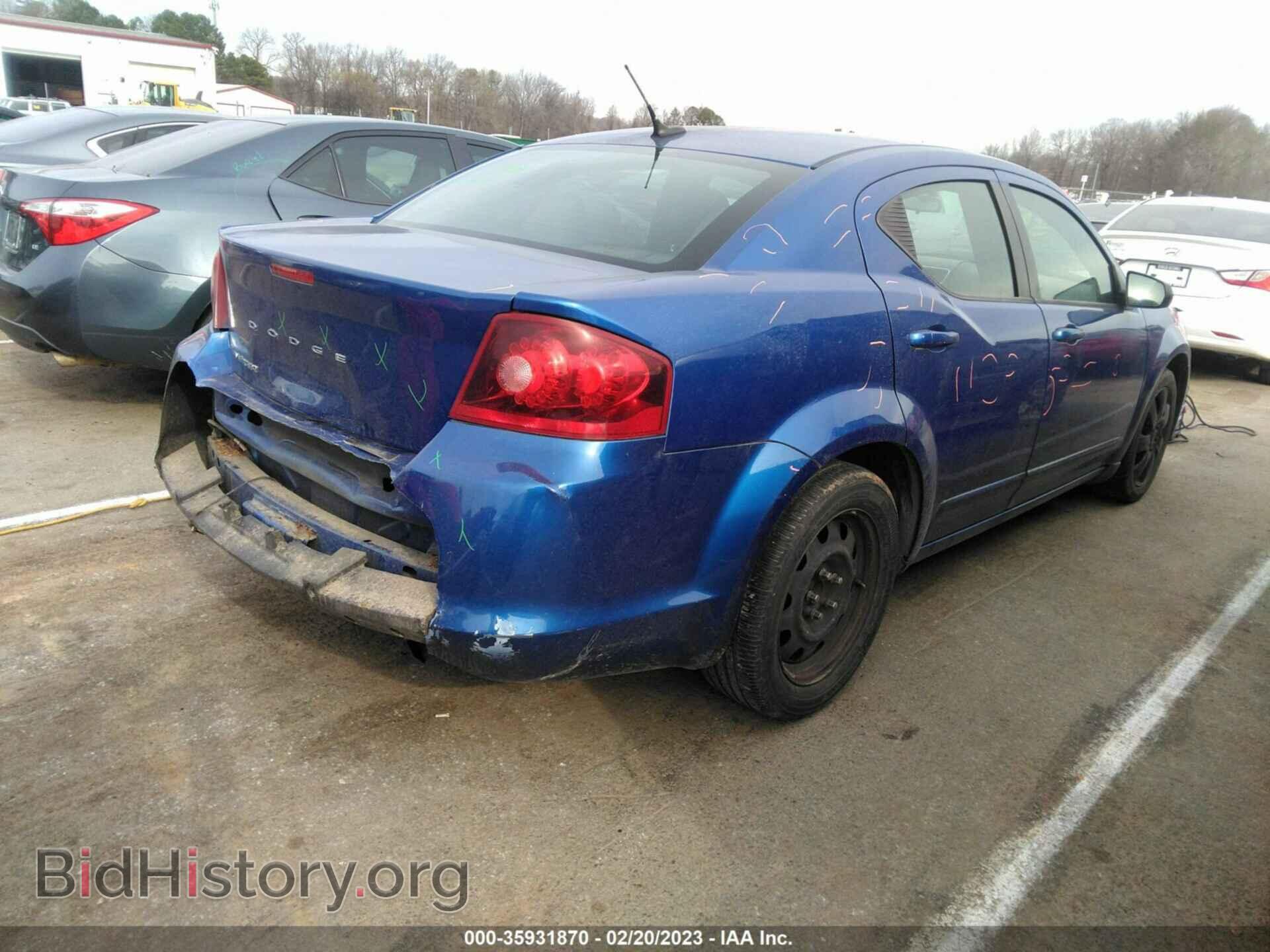 2012 DODGE AVENGER - VIN: 1C3CDZAB3CN231427 - Фото 4