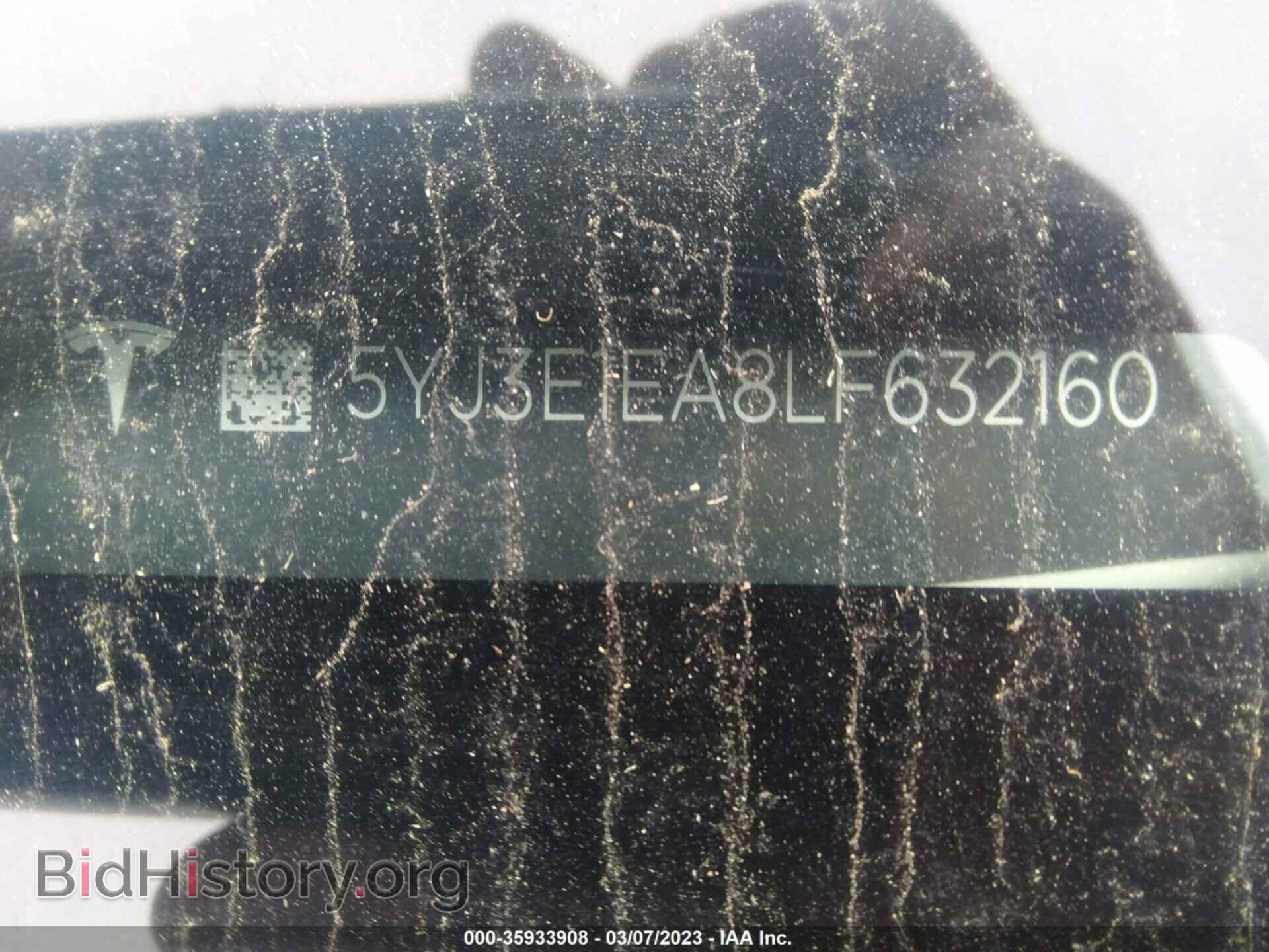 2020 TESLA MODEL 3 - VIN: 5YJ3E1EA8LF632160 - Фото 9