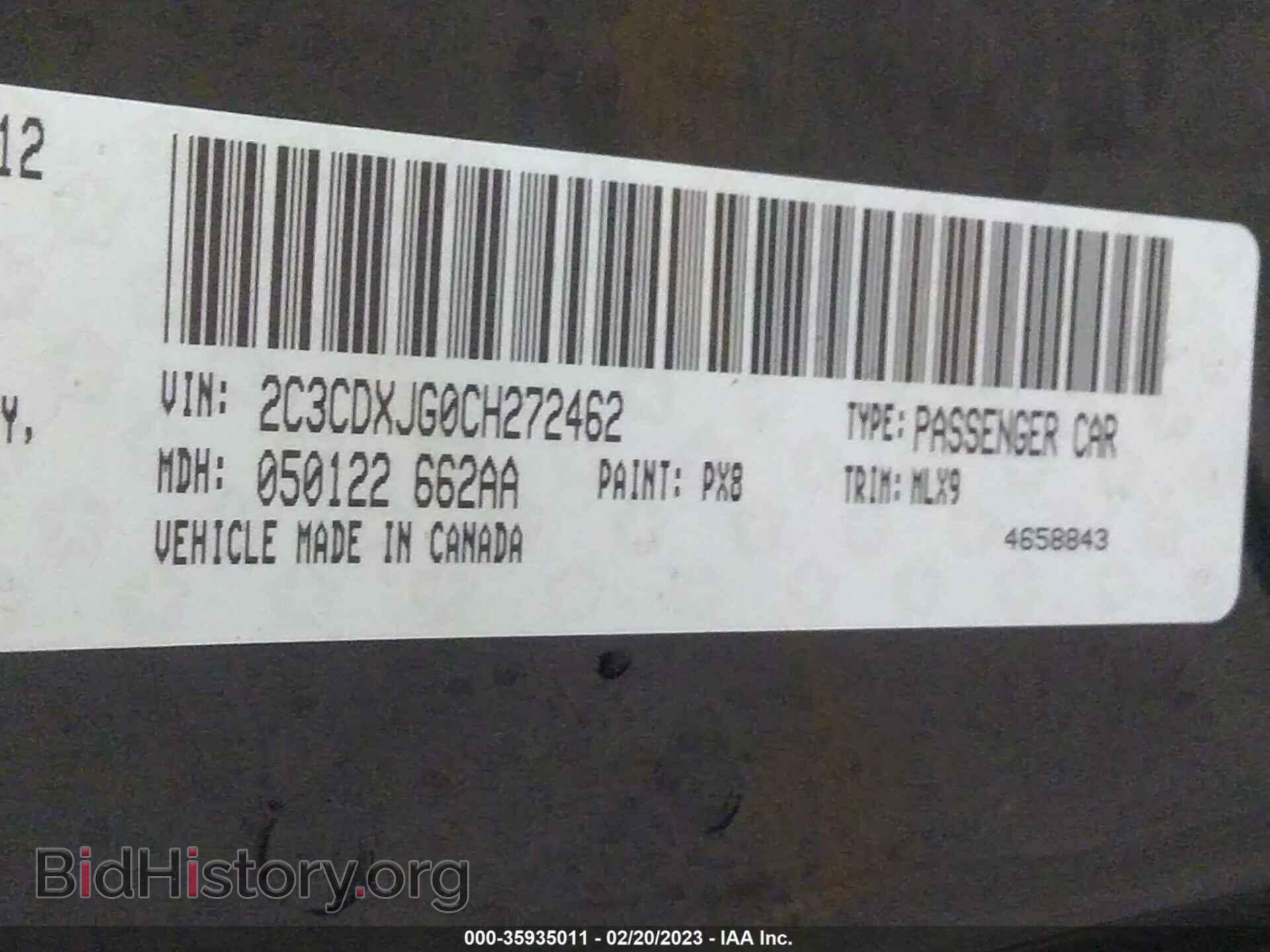 2012 DODGE CHARGER - VIN: 2C3CDXJG0CH272462 - Фото 9
