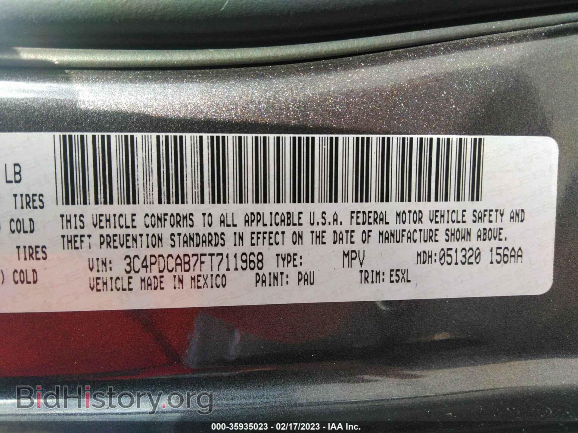 2015 DODGE JOURNEY - VIN: 3C4PDCAB7FT711968 - Photo 9
