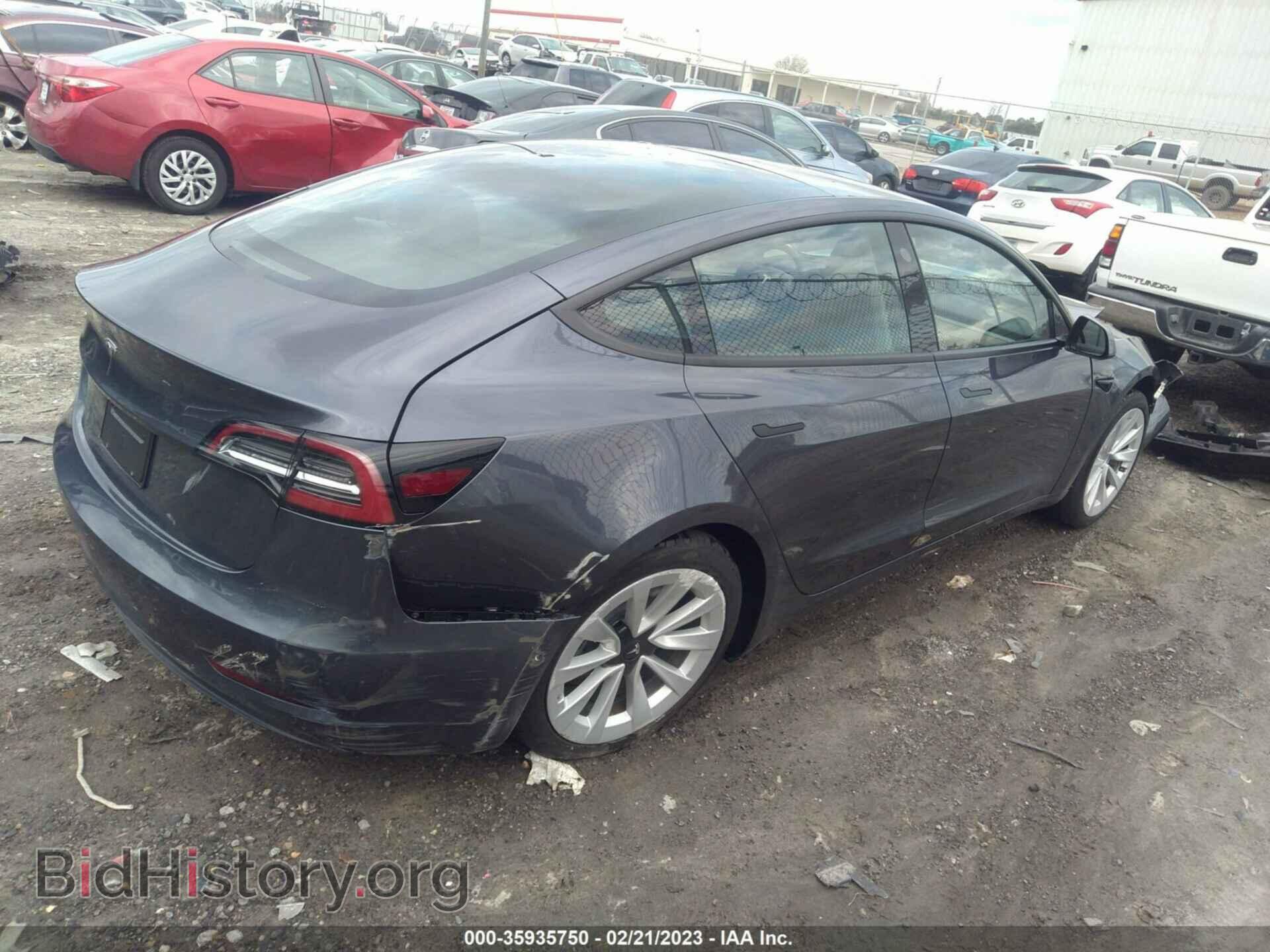 2022 TESLA MODEL 3 - VIN: 5YJ3E1EA0NF338514 - Фото 4