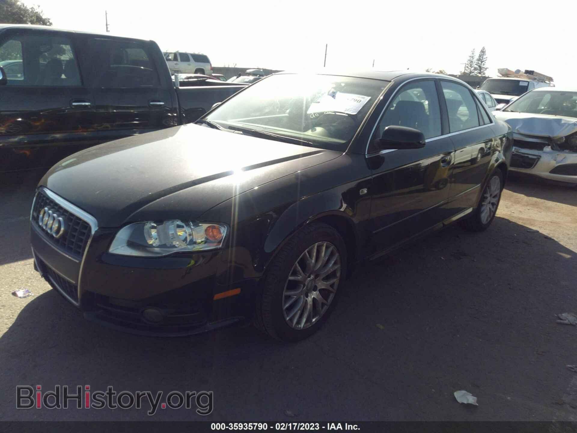 2008 AUDI A4 - VIN: WAUAF78E18A143697 - Фото 2