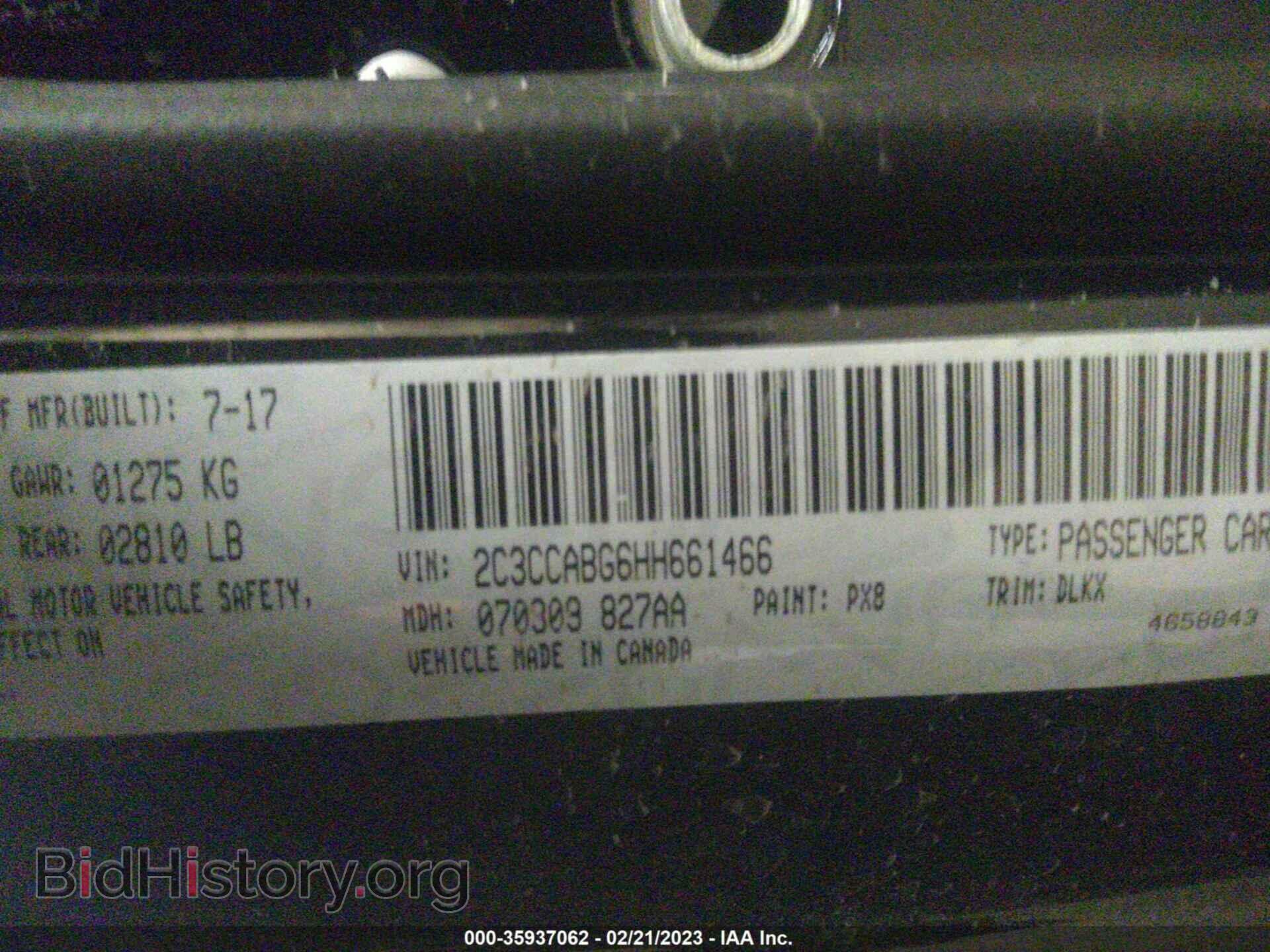 2017 CHRYSLER 300 - VIN: 2C3CCABG6HH661466 - Фото 9