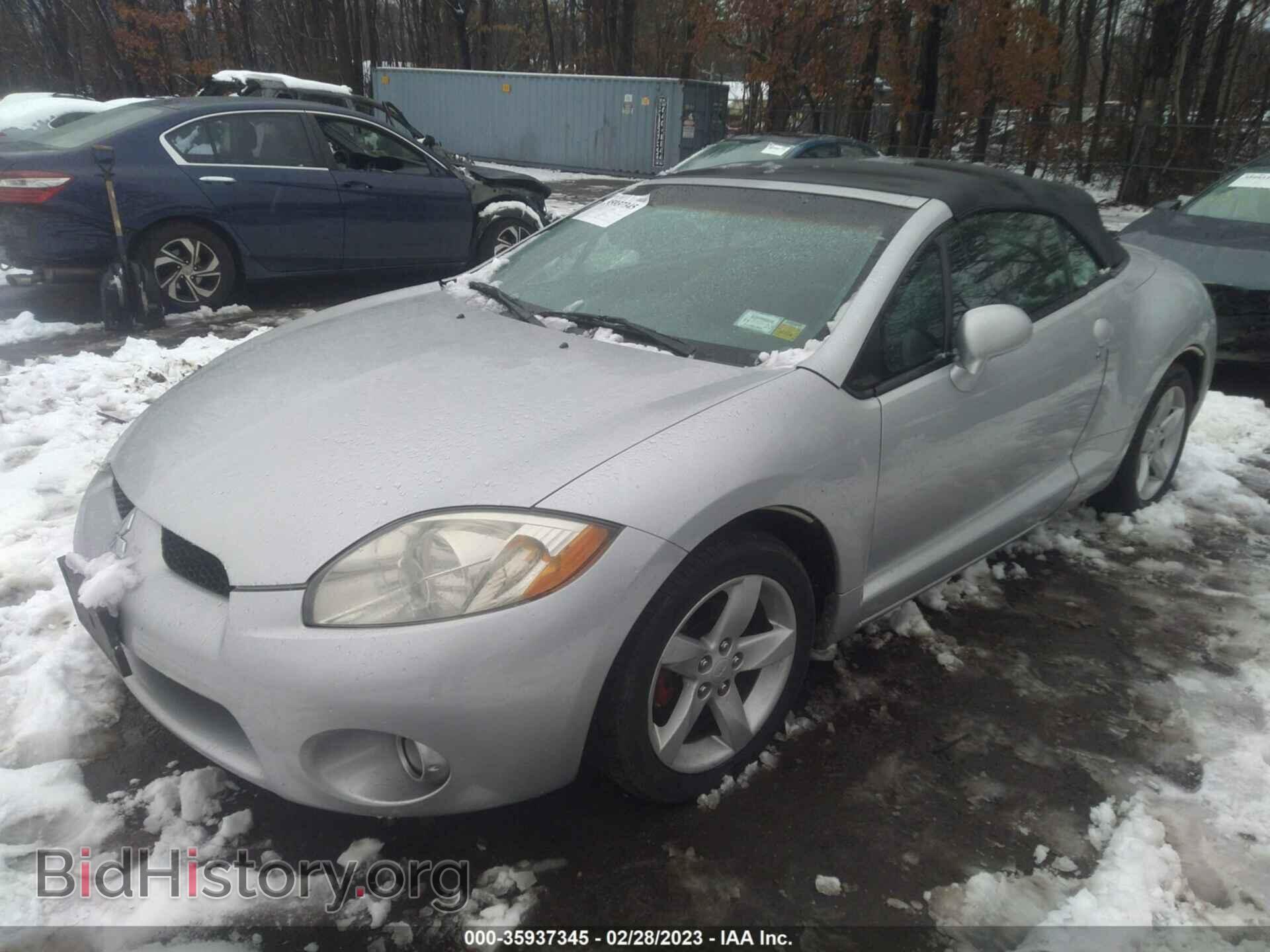 2007 MITSUBISHI ECLIPSE - VIN: 4A3AL25F67E059553 - Фото 2