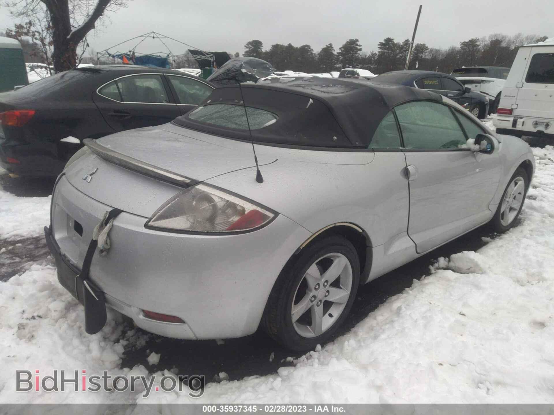 2007 MITSUBISHI ECLIPSE - VIN: 4A3AL25F67E059553 - Фото 4