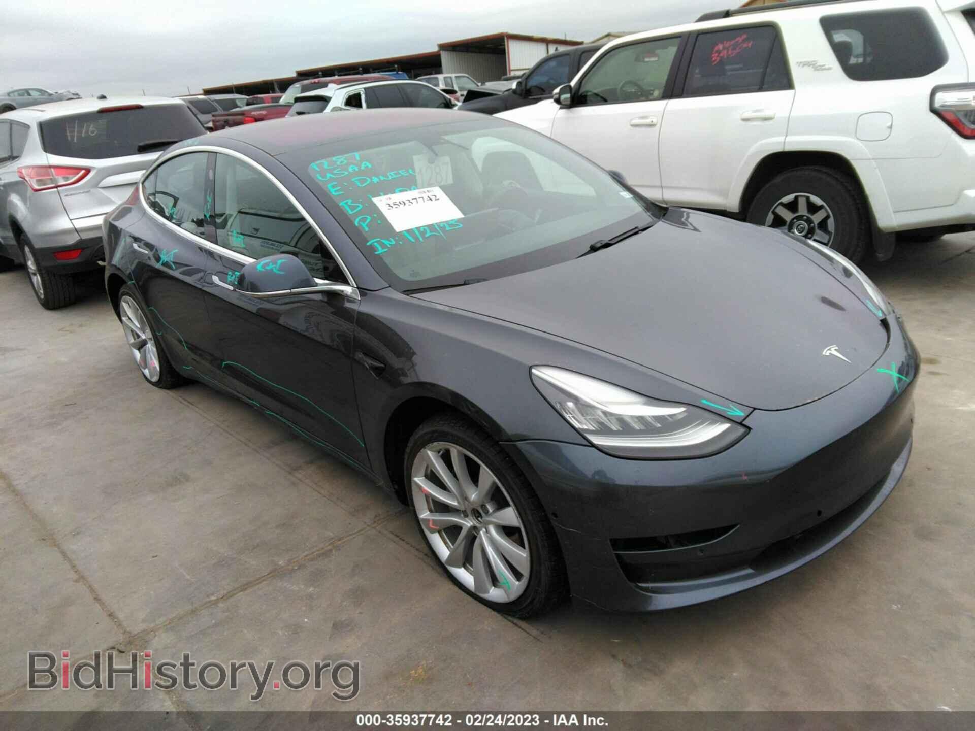 Photo 5YJ3E1EA4JF017618 - TESLA MODEL 3 2018