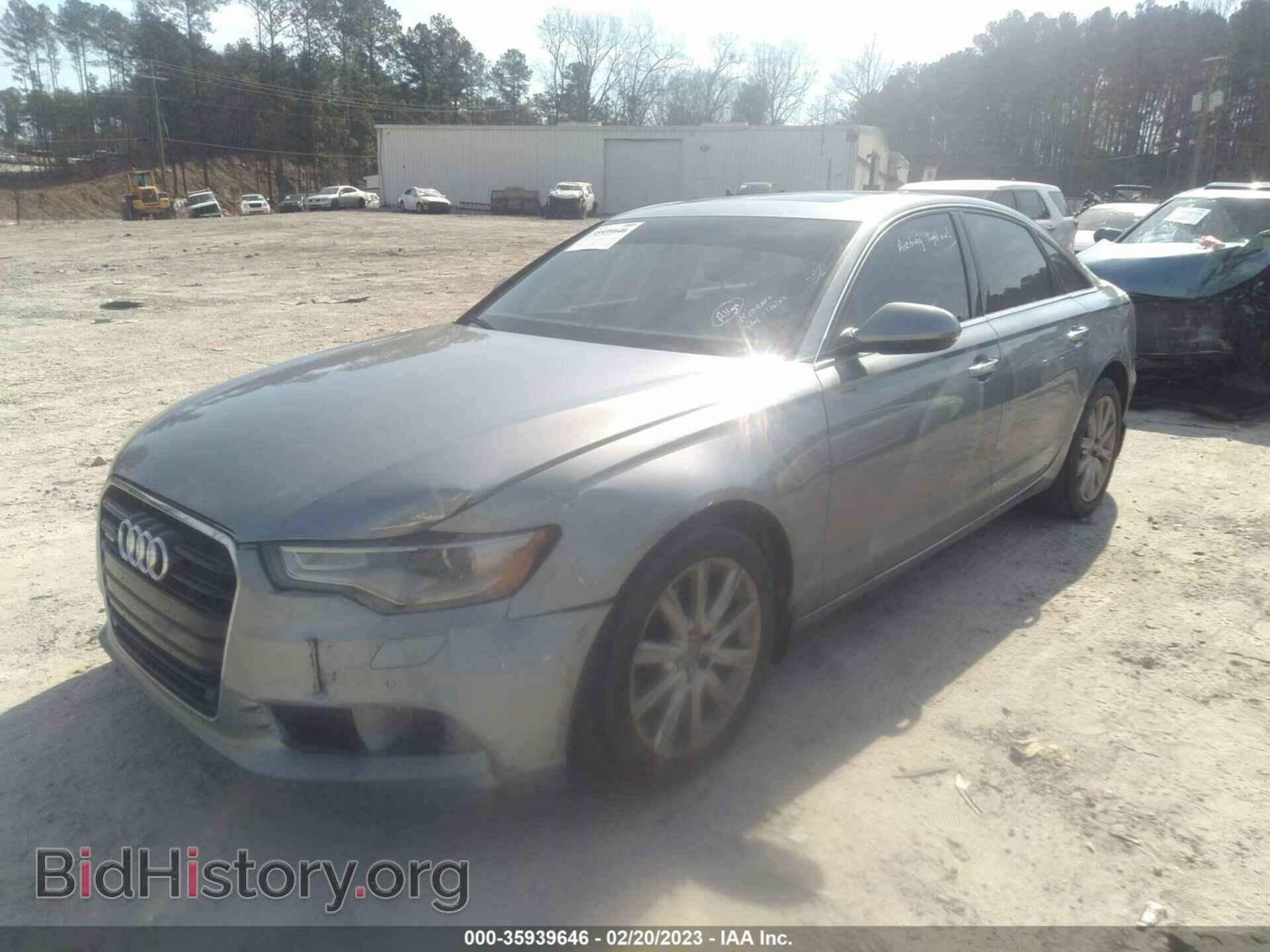 2013 AUDI A6 - VIN: WAUGFAFC5DN085654 - Фото 2