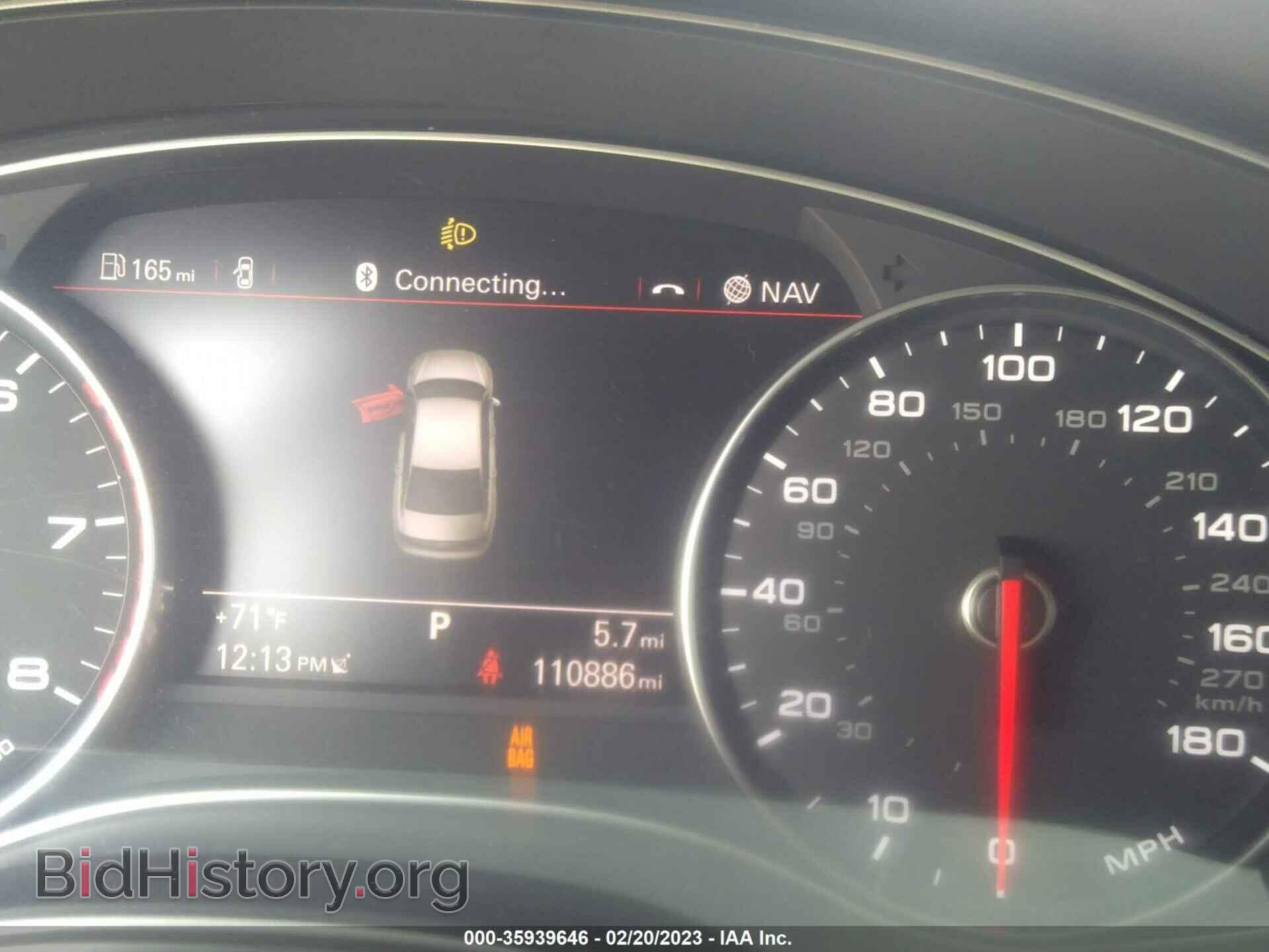 2013 AUDI A6 - VIN: WAUGFAFC5DN085654 - Фото 7