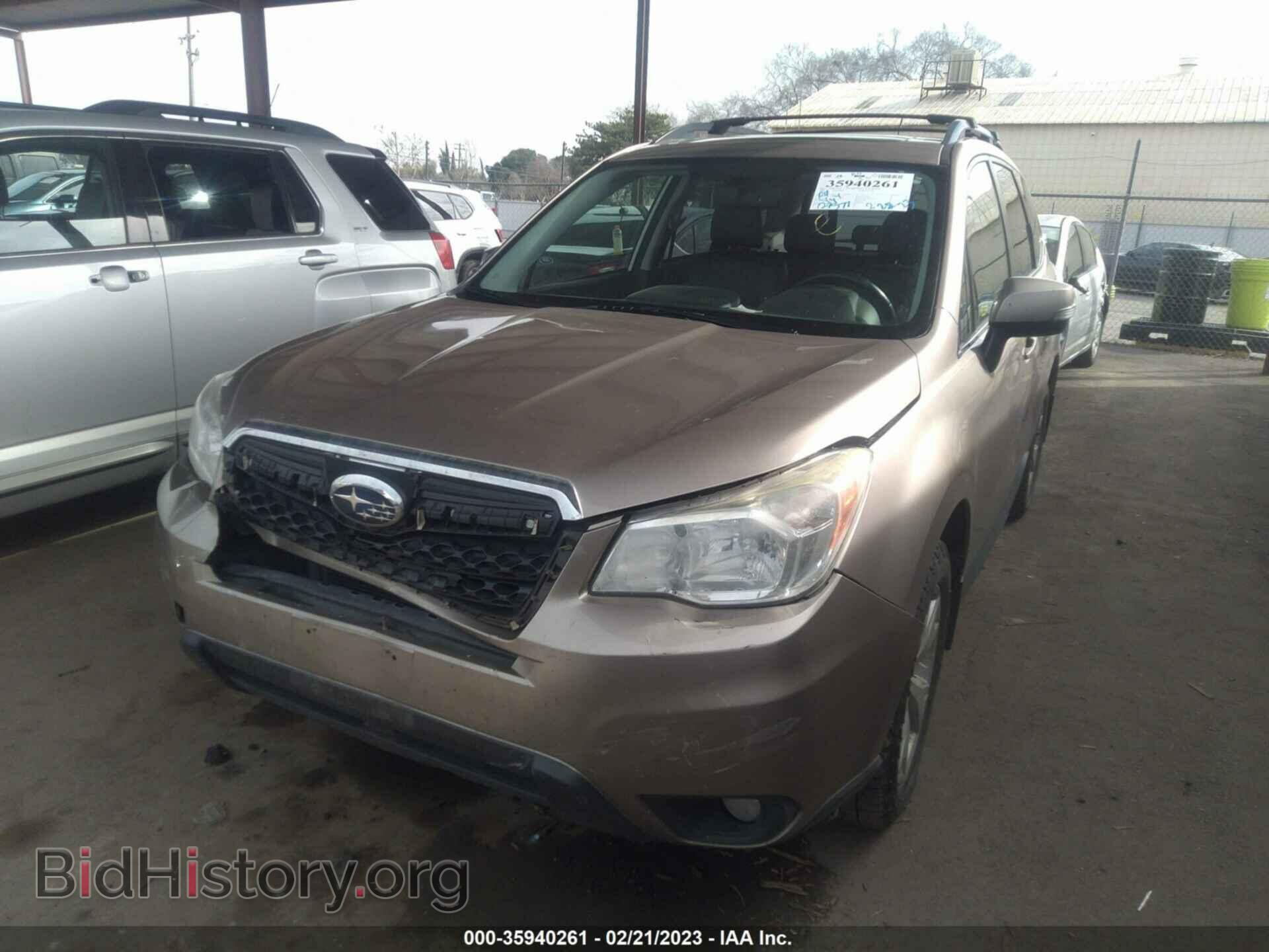 2014 SUBARU FORESTER - VIN: JF2SJAMC2EH460416 - Фото 2