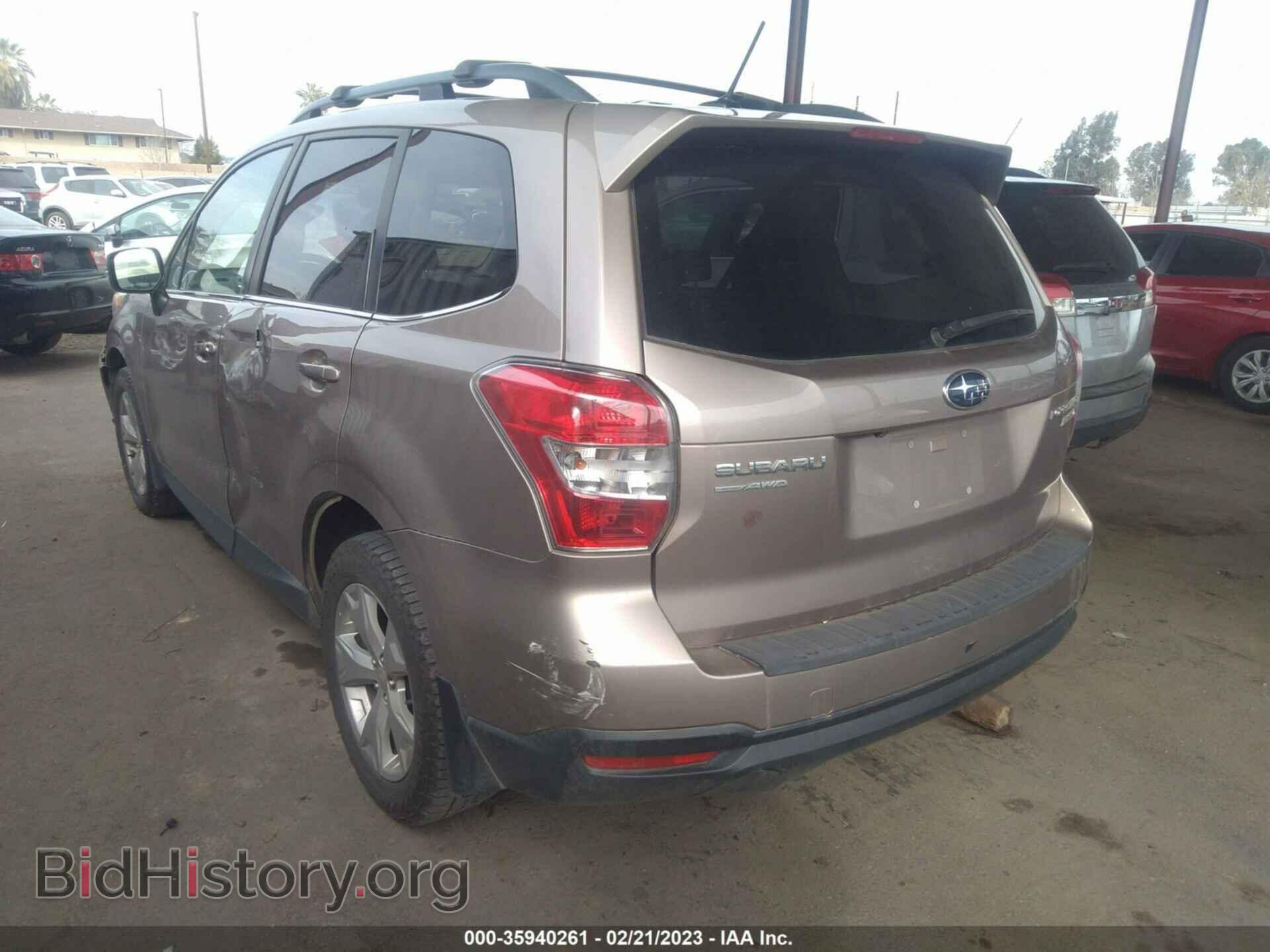 2014 SUBARU FORESTER - VIN: JF2SJAMC2EH460416 - Фото 3
