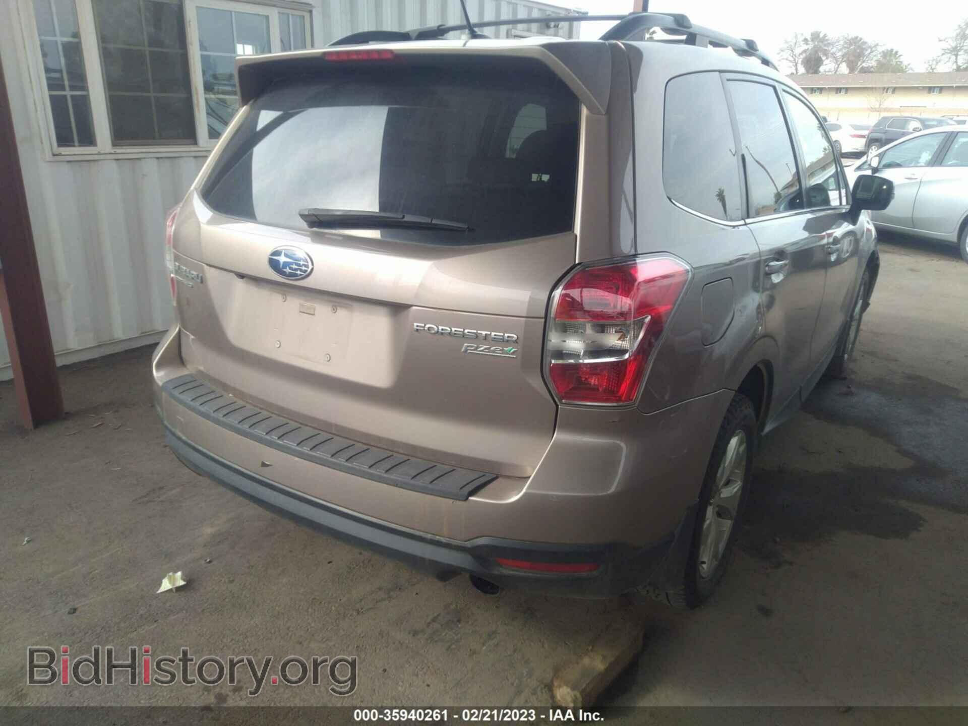 2014 SUBARU FORESTER - VIN: JF2SJAMC2EH460416 - Фото 4