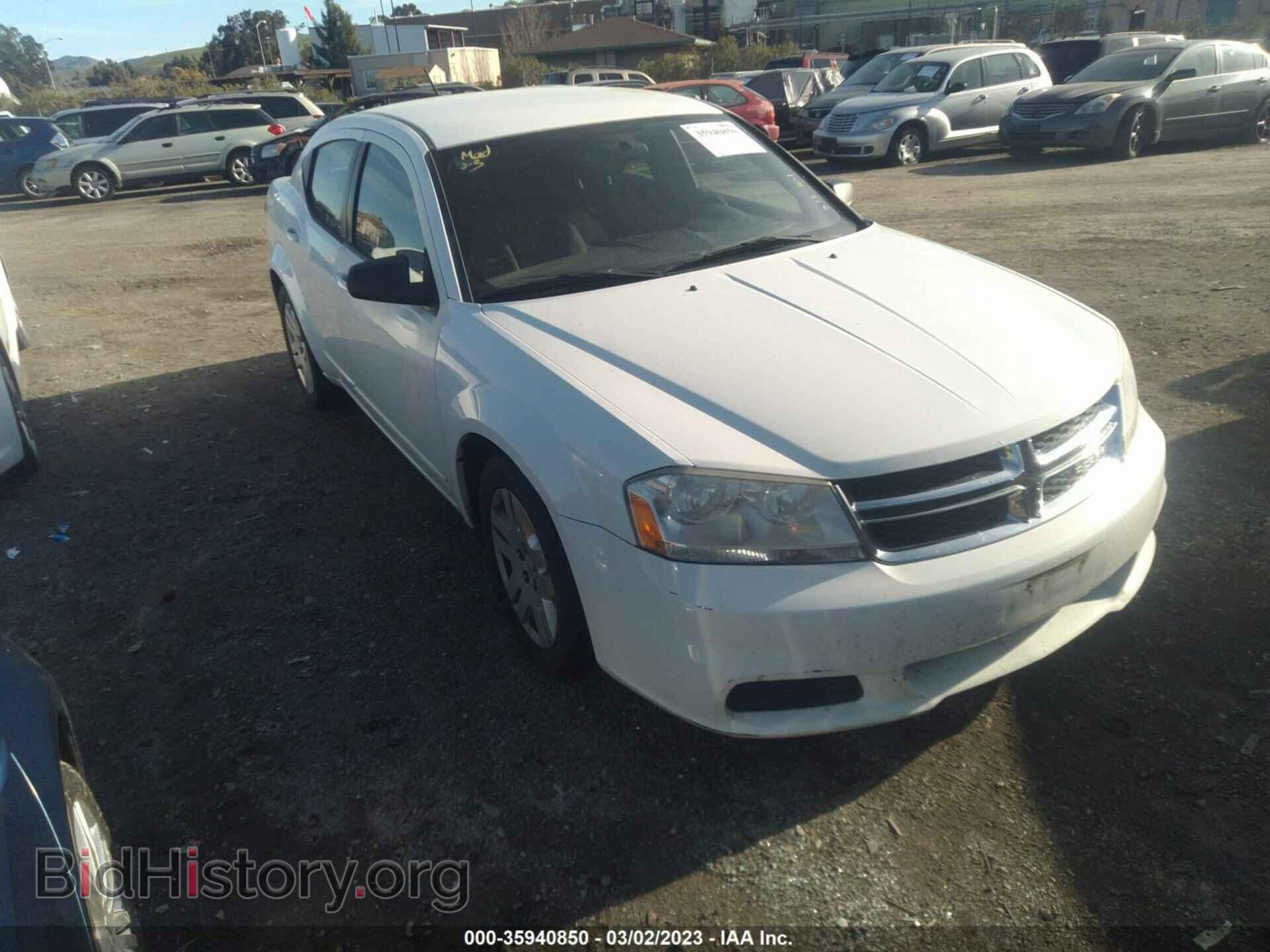 Photo 1C3CDZAB4CN230903 - DODGE AVENGER 2012