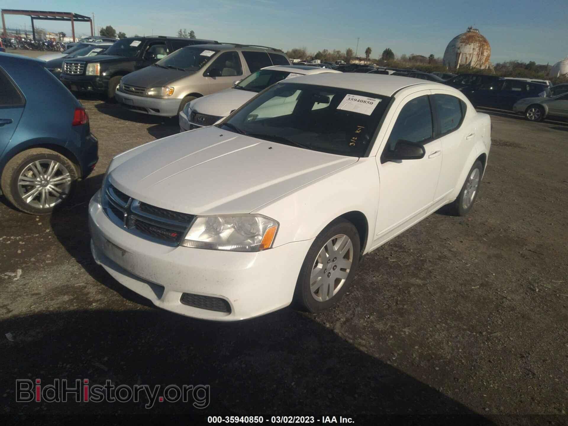 2012 DODGE AVENGER - VIN: 1C3CDZAB4CN230903 - Фото 2