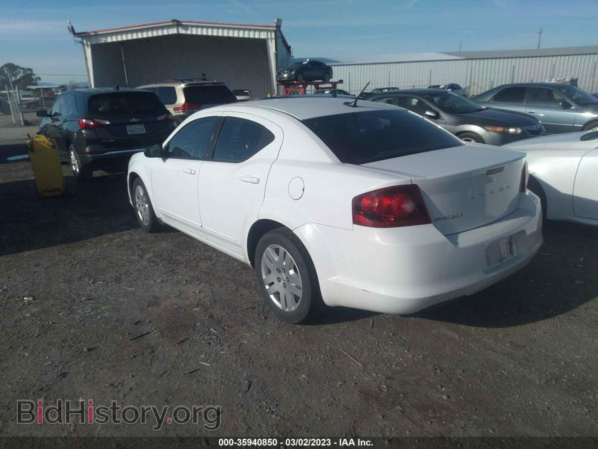2012 DODGE AVENGER - VIN: 1C3CDZAB4CN230903 - Фото 3