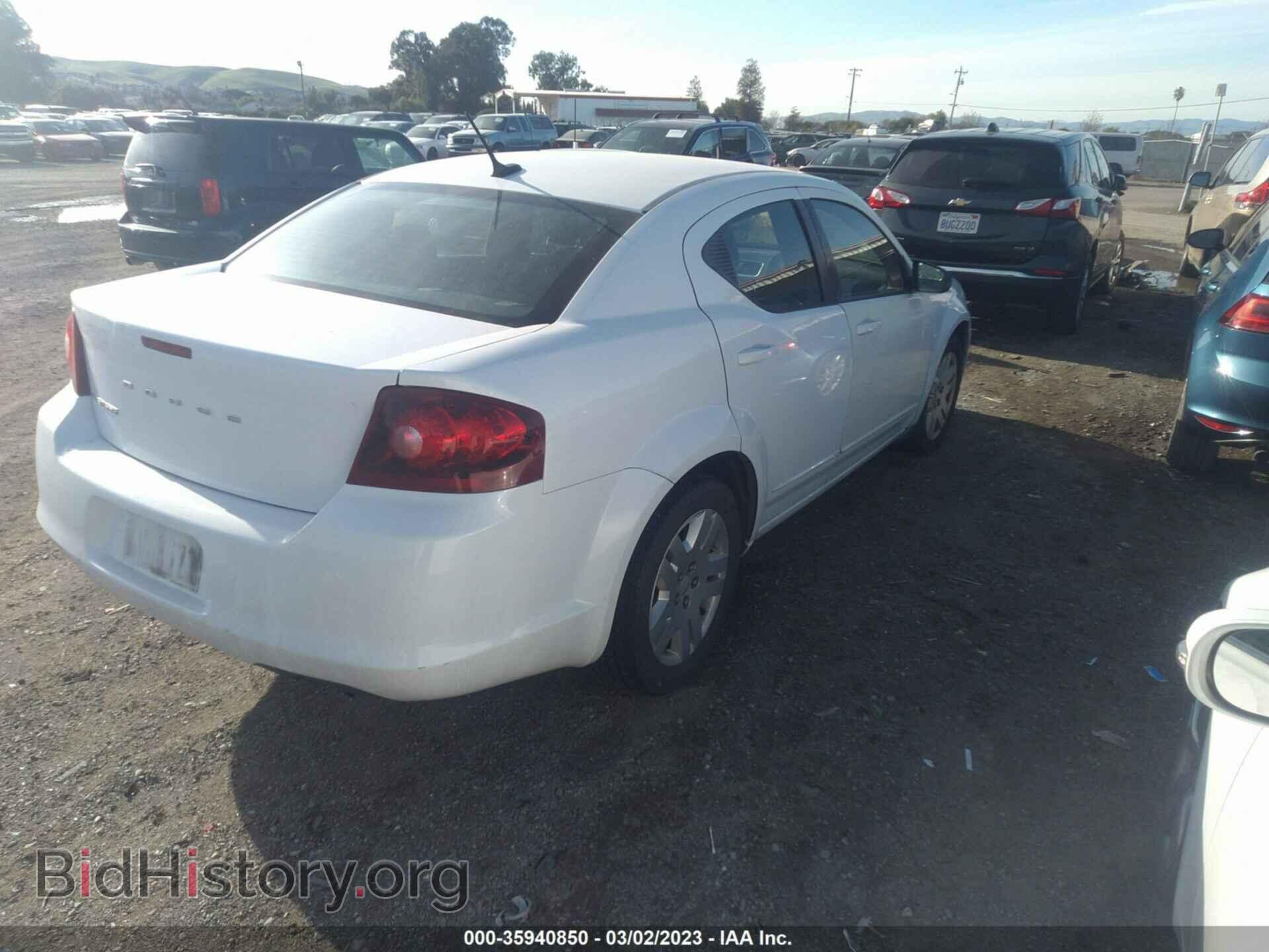 2012 DODGE AVENGER - VIN: 1C3CDZAB4CN230903 - Фото 4