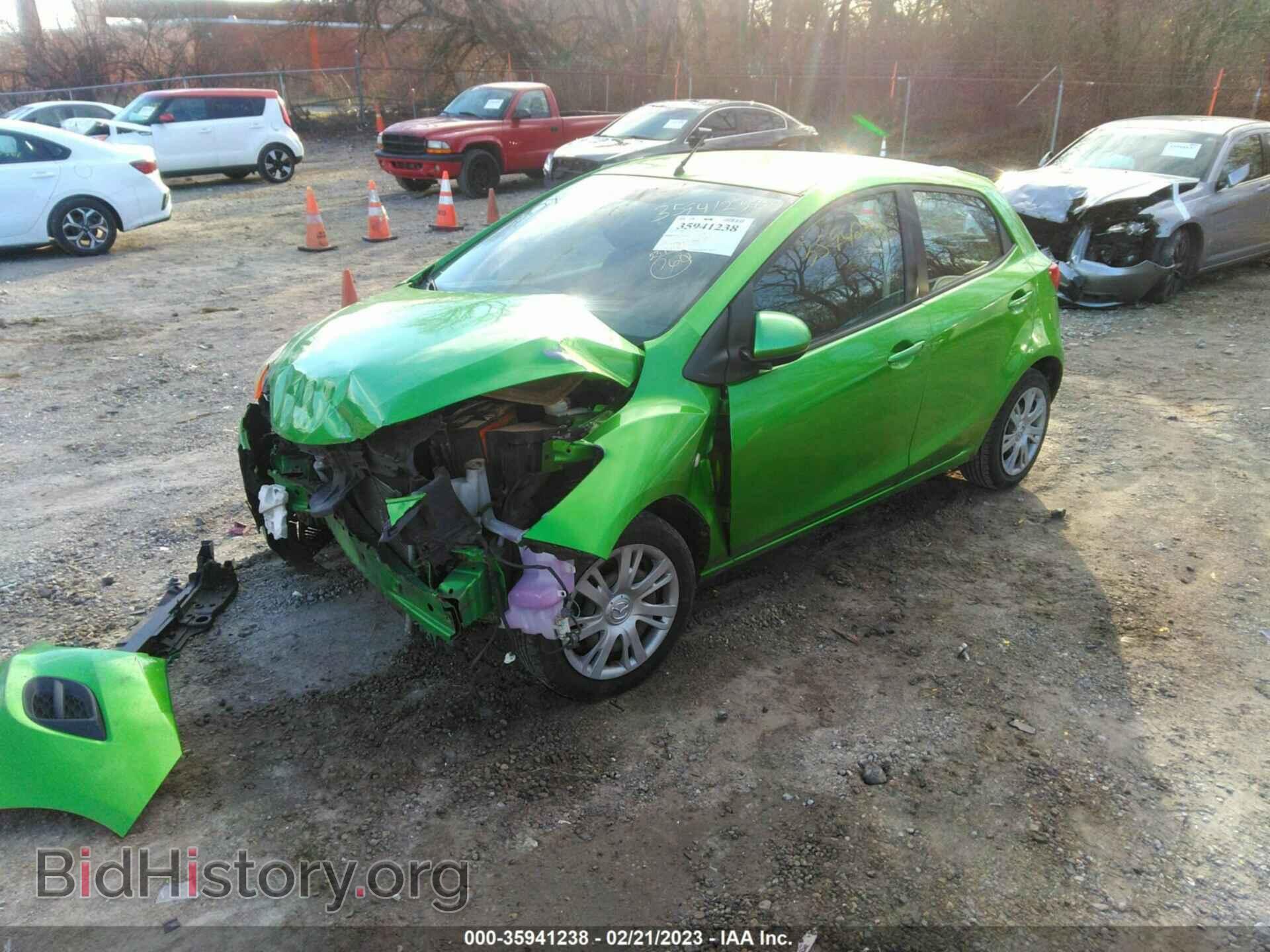 2011 MAZDA MAZDA2 - VIN: JM1DE1HY9B0128159 - Фото 2