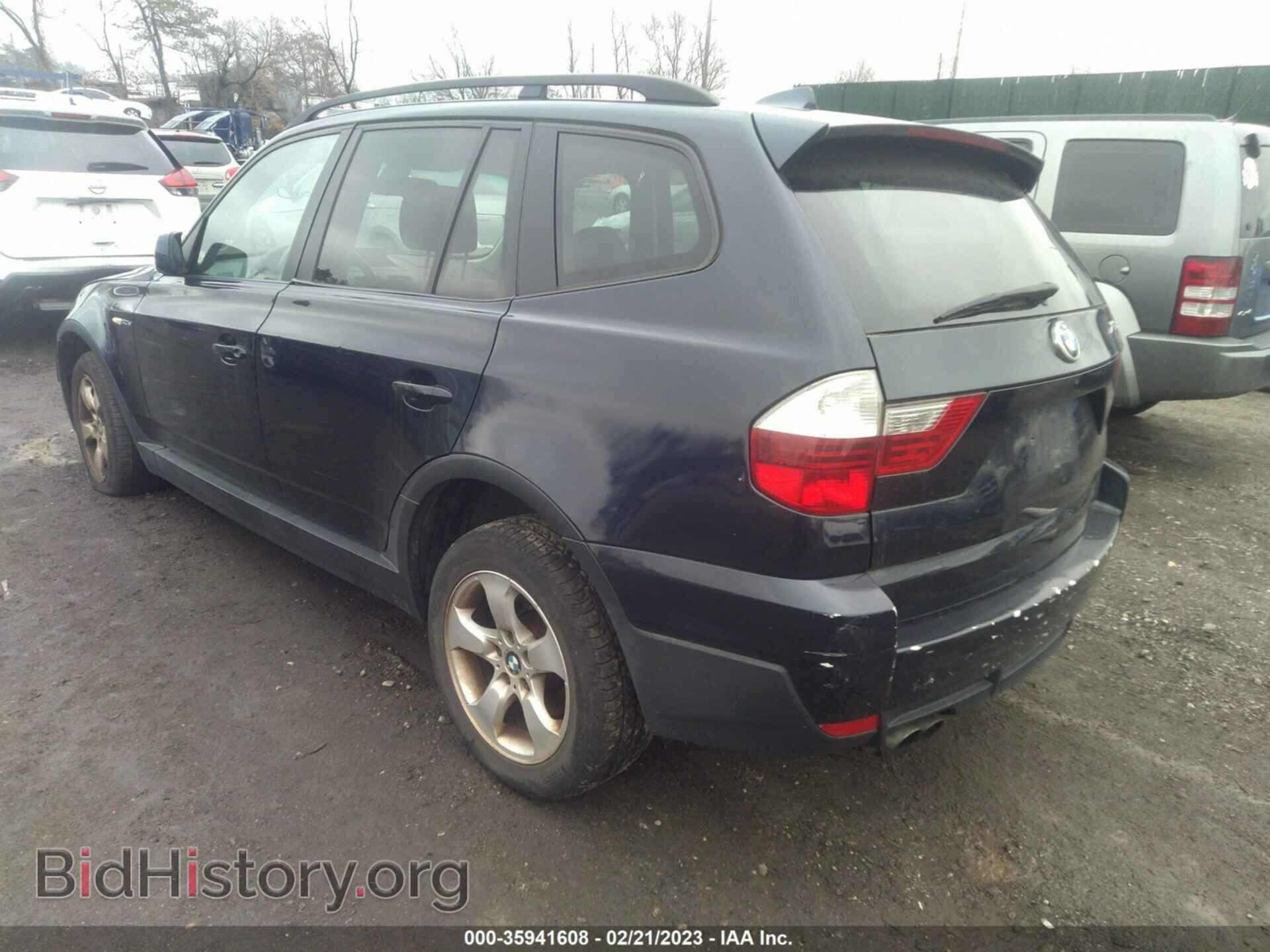 2007 BMW X3 - VIN: WBXPC93457WF19101 - Фото 3