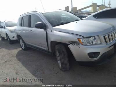 2011 Jeep COMPASS Latitude, silver — VIN 1J4NF1FBXBD257904, IAAI