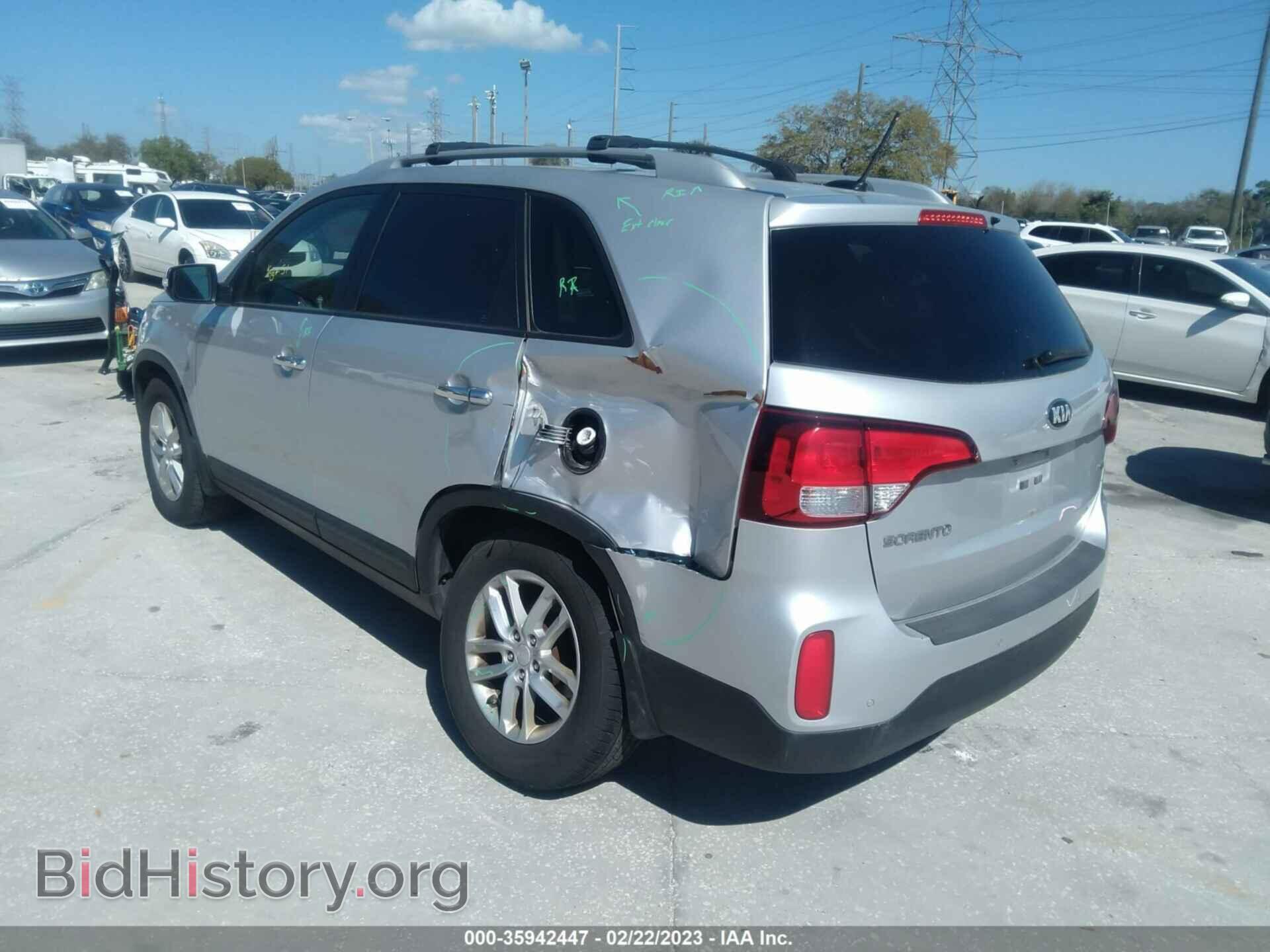 2014 KIA SORENTO - VIN: 5XYKT3A69EG454897 - Фото 3