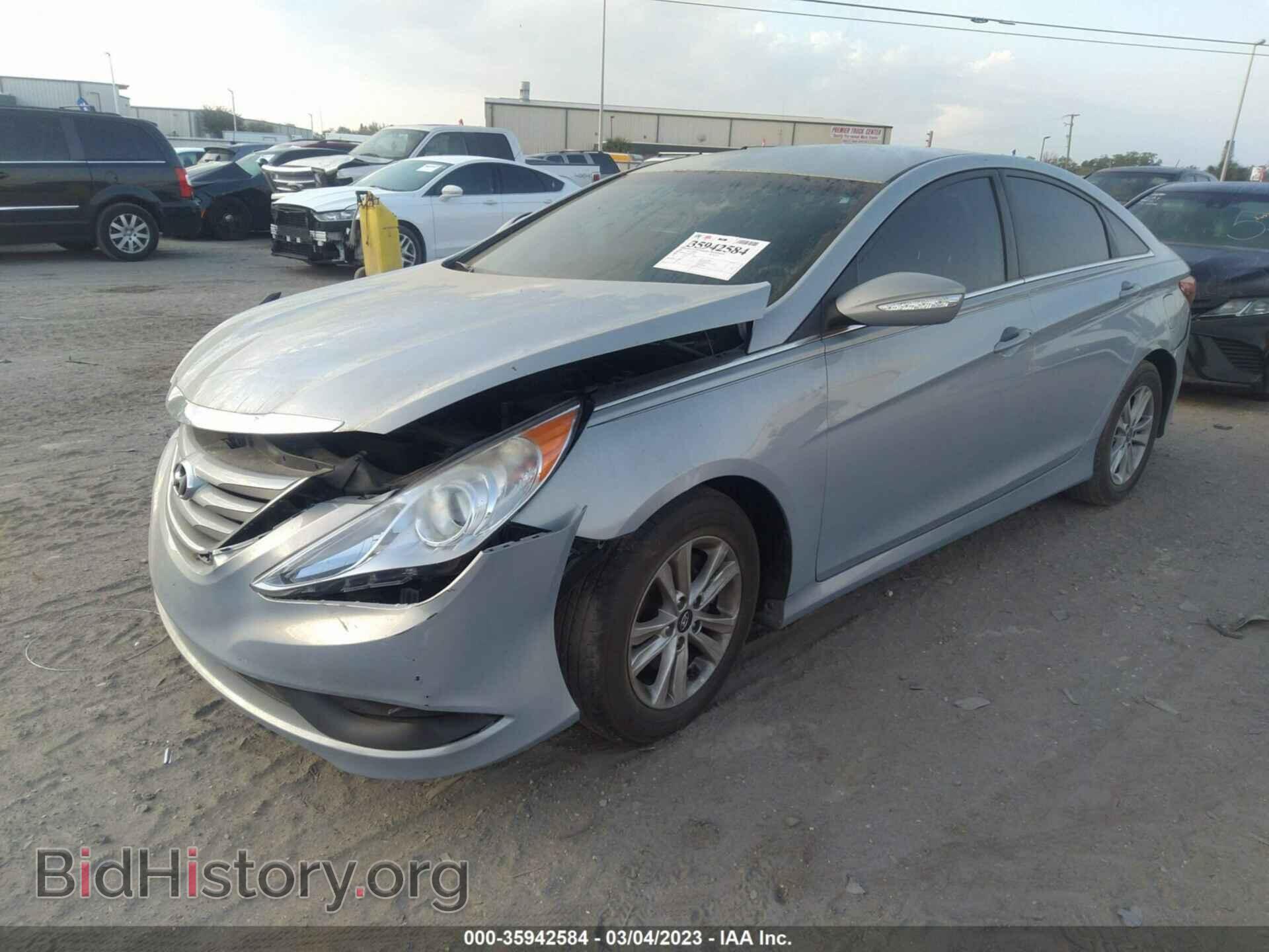 2014 HYUNDAI SONATA - VIN: 5NPEB4AC8EH902583 - Фото 2