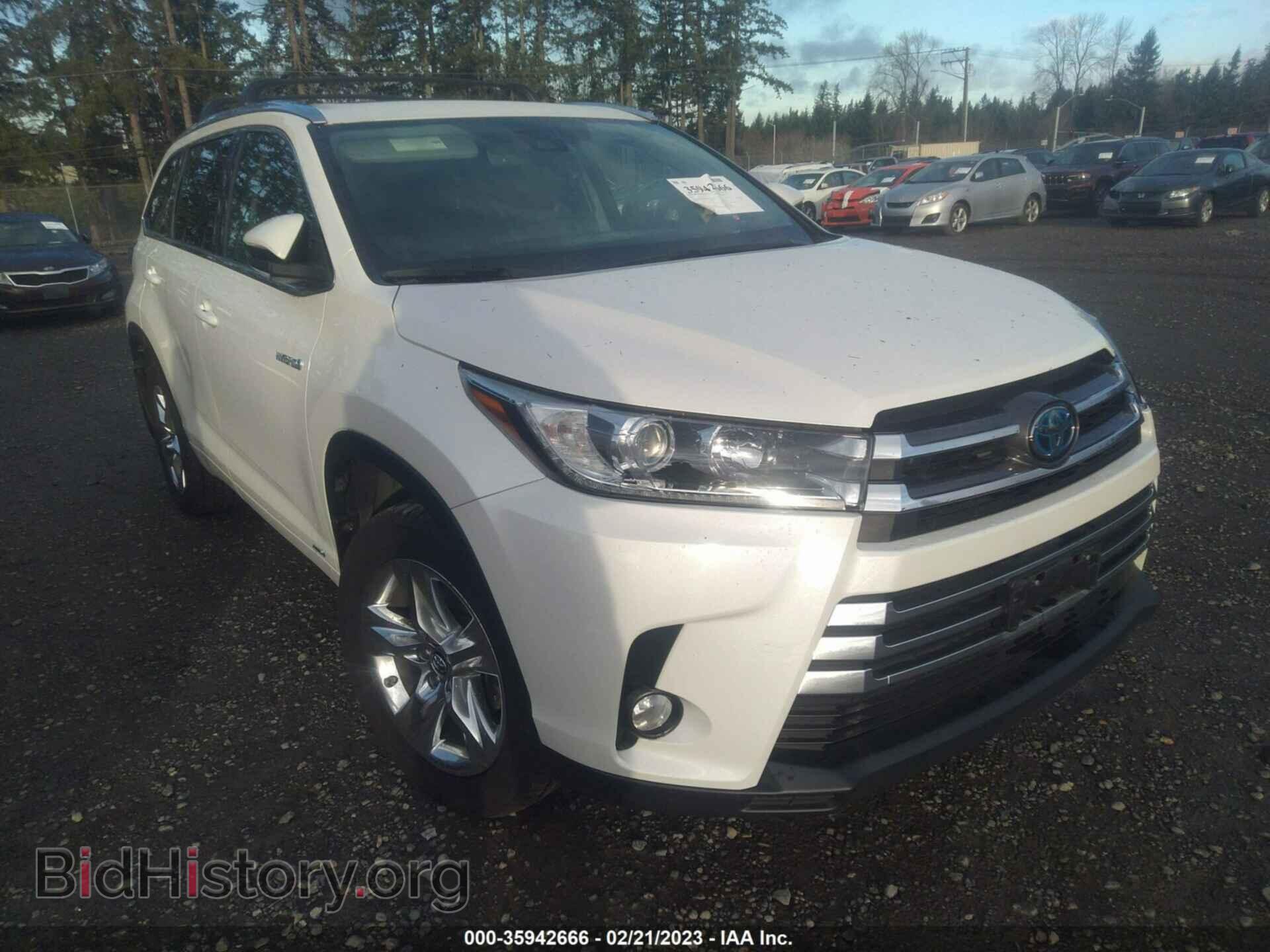 Фотография 5TDDGRFH0JS047266 - TOYOTA HIGHLANDER 2018