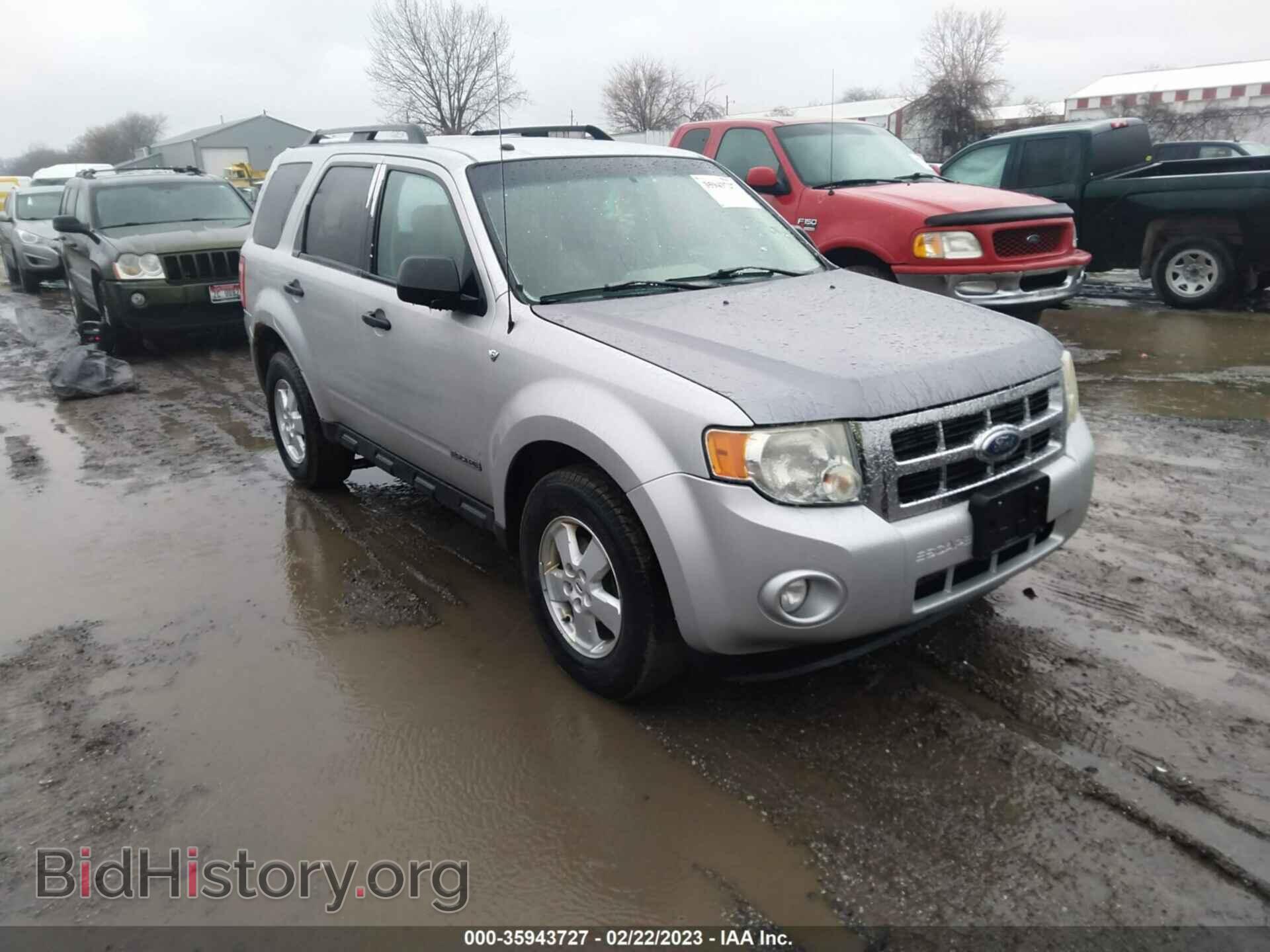 Photo 1FMCU03178KA08579 - FORD ESCAPE 2008