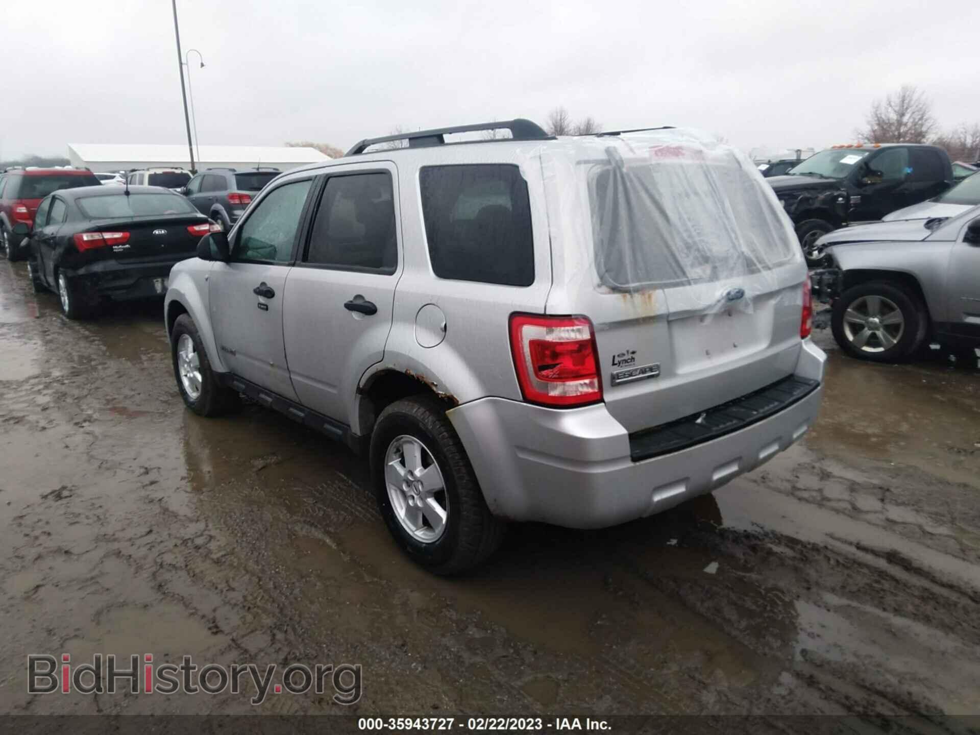 2008 FORD ESCAPE - VIN: 1FMCU03178KA08579 - Фото 3