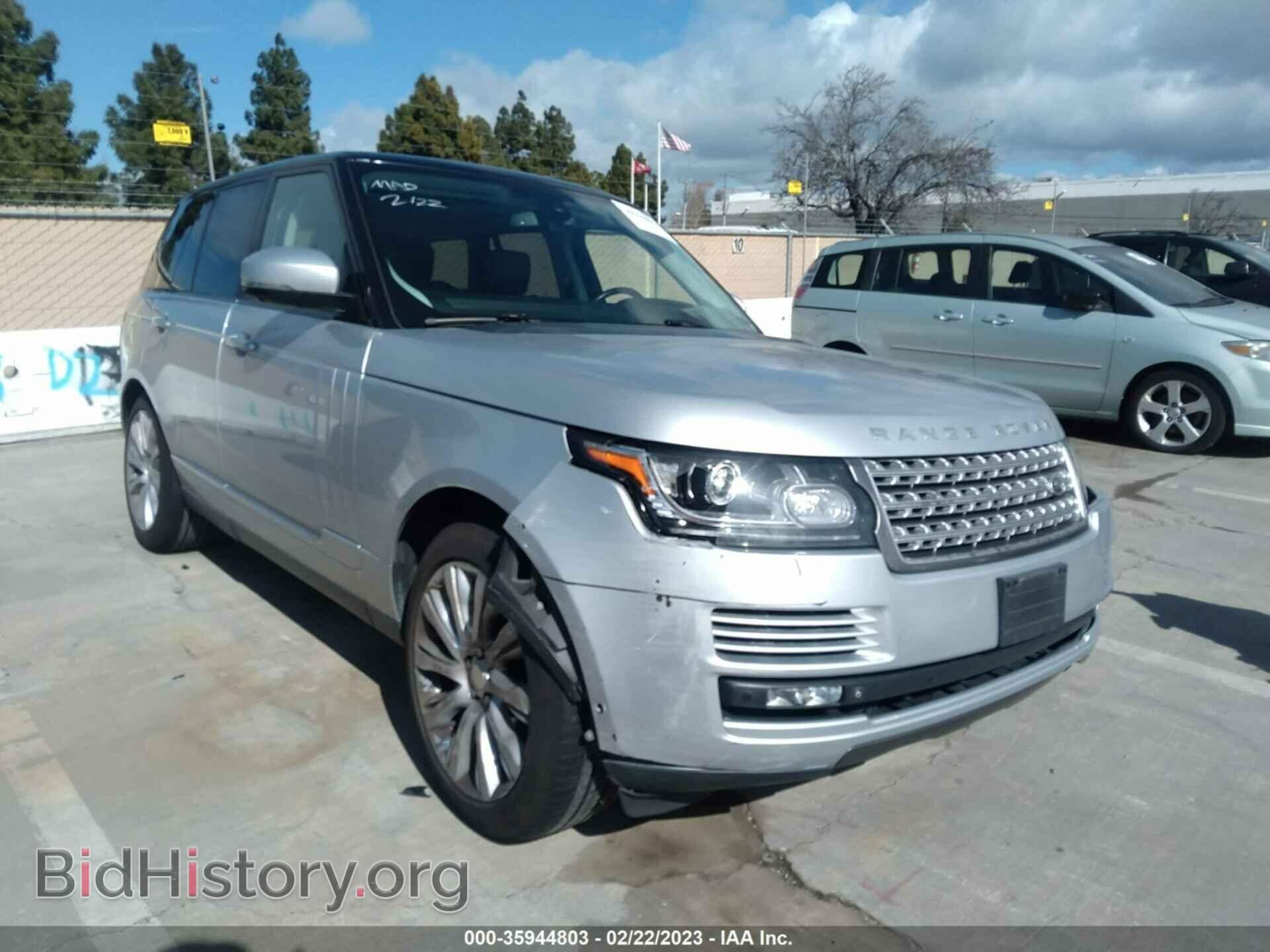 Фотография SALGS2EF9EA140592 - LAND ROVER RANGE ROVER 2014