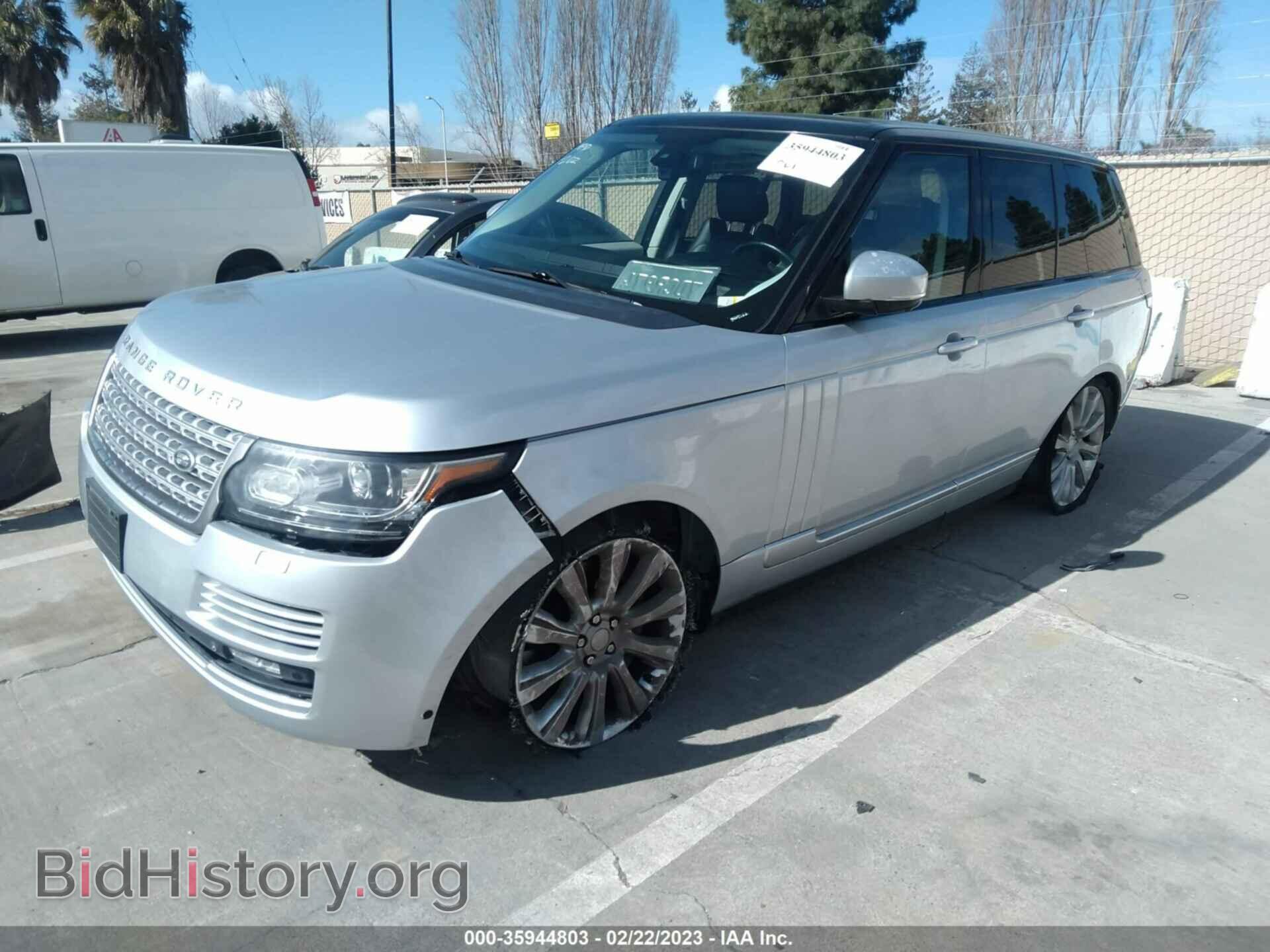 2014 LAND ROVER RANGE ROVER - VIN: SALGS2EF9EA140592 - Фото 2