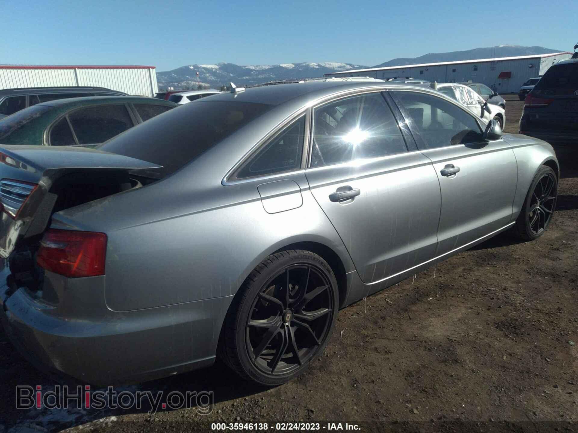 2013 AUDI A6 - VIN: WAUGFAFC3DN012458 - Фото 4