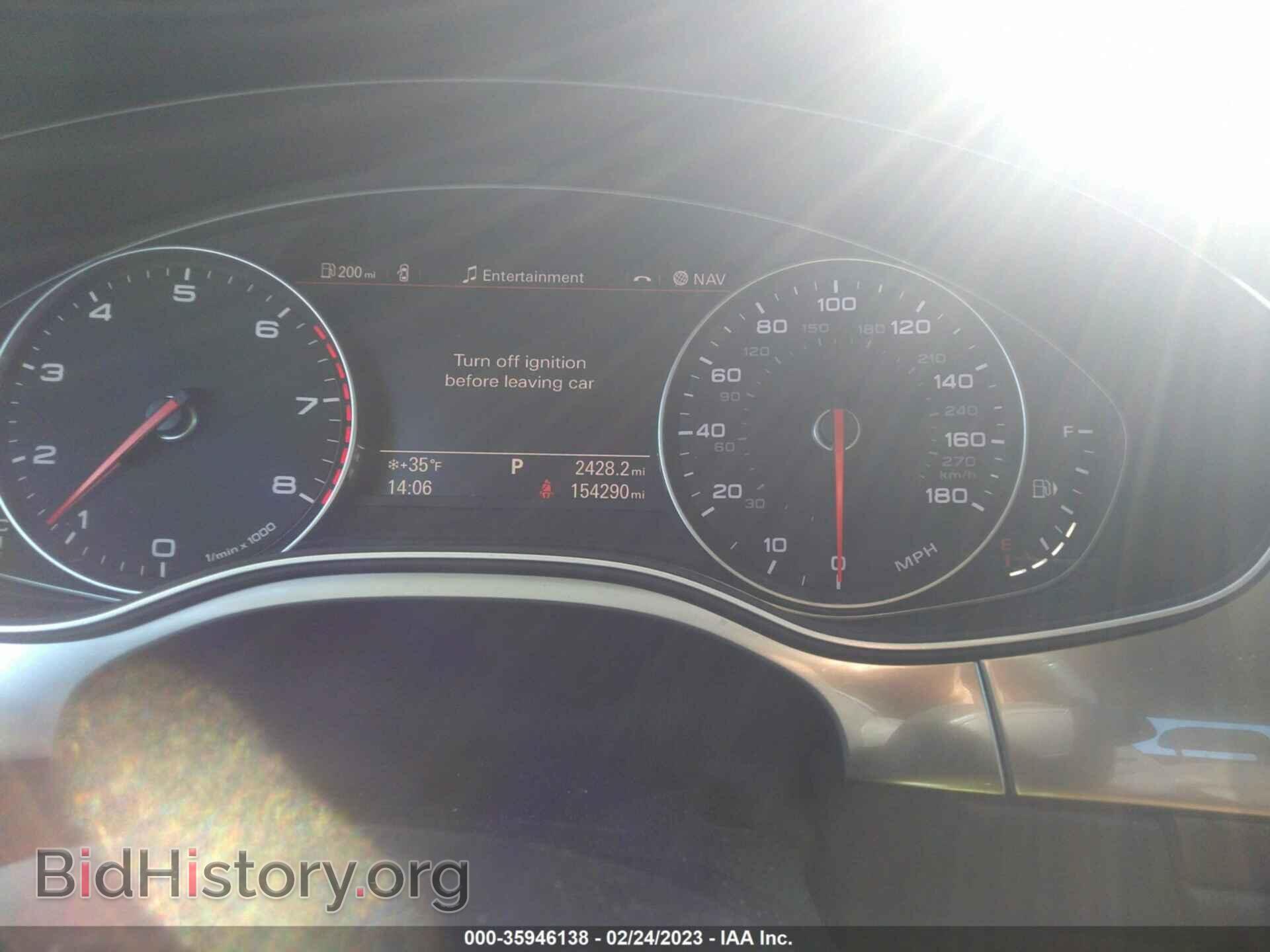 2013 AUDI A6 - VIN: WAUGFAFC3DN012458 - Фото 7