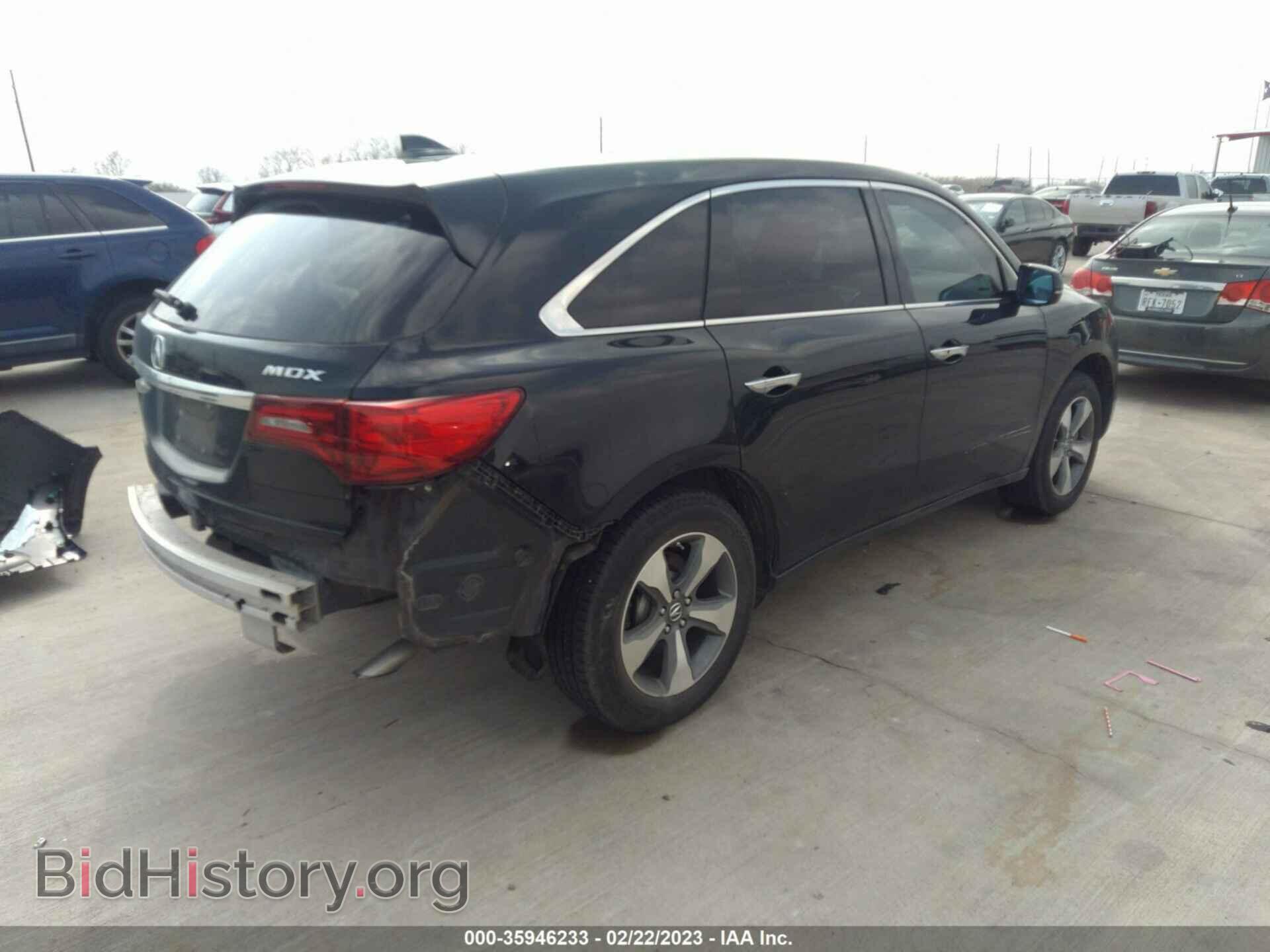 2016 ACURA MDX - VIN: 5FRYD3H24GB015366 - Фото 4