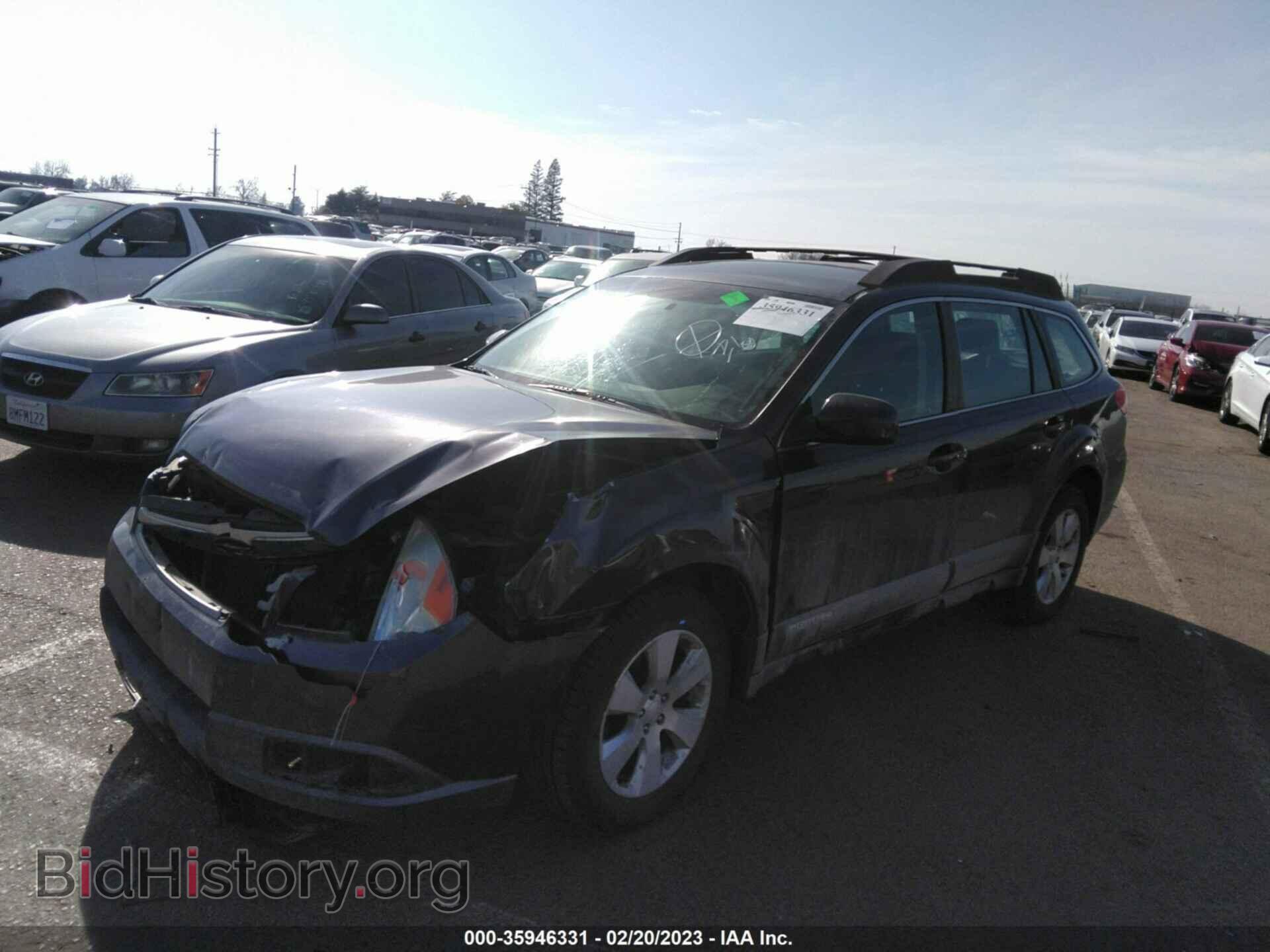 2010 SUBARU OUTBACK - VIN: 4S4BRBAC2A1362230 - Фото 2