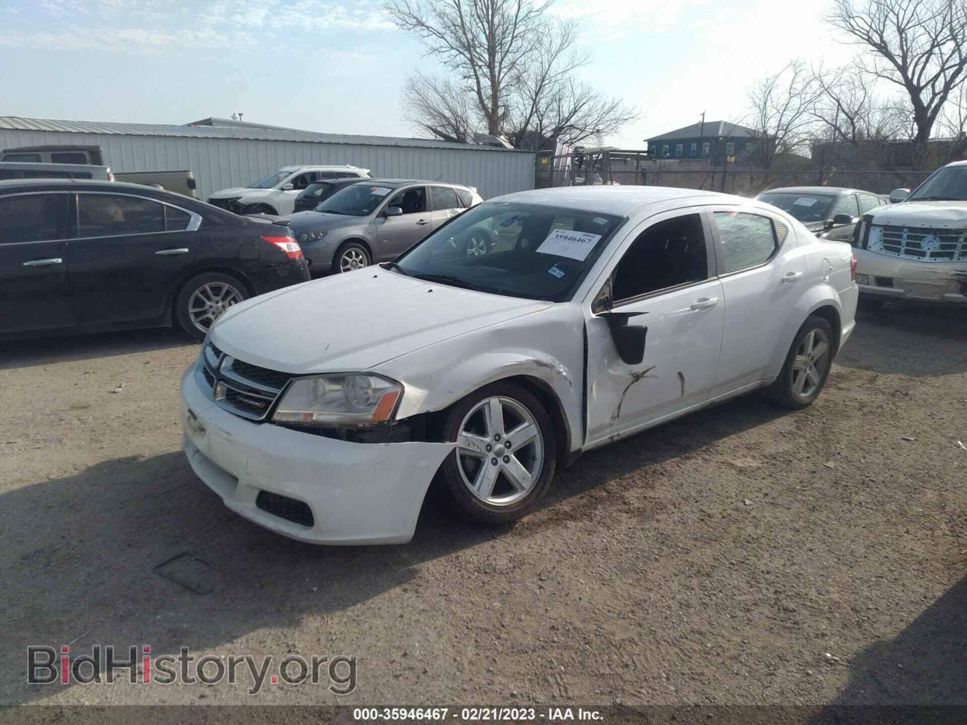 2013 DODGE AVENGER - VIN: 1C3CDZAB7DN707535 - Фото 2