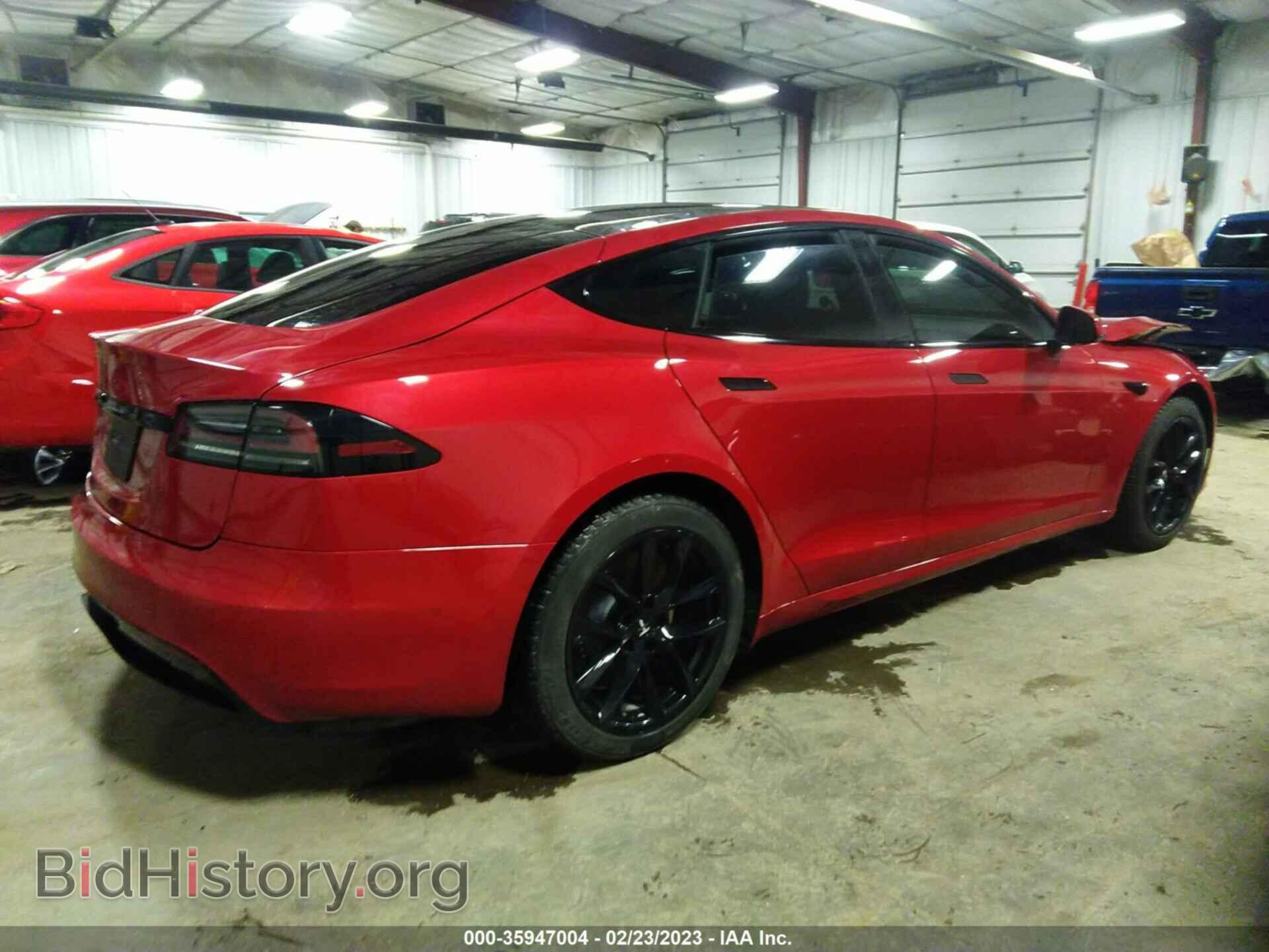 2022 TESLA MODEL S - VIN: 5YJSA1E5XNF491248 - Фото 4