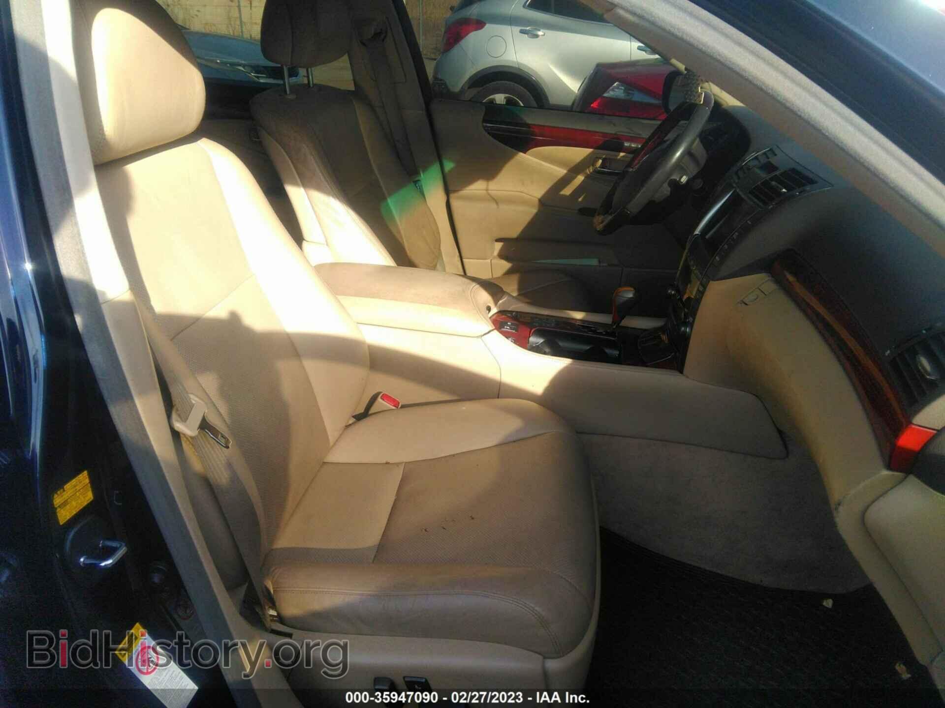 2009 LEXUS LS 460 - VIN: JTHCL46F195000238 - Фото 5