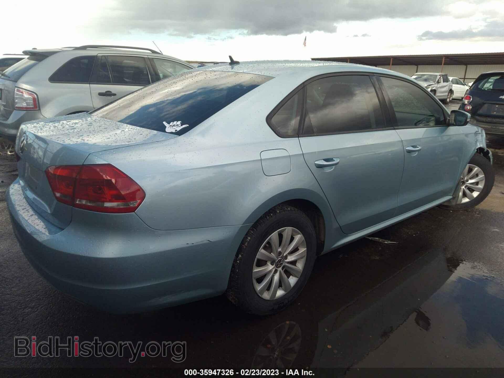 2013 VOLKSWAGEN PASSAT - VIN: 1VWAP7A38DC035873 - Фото 4