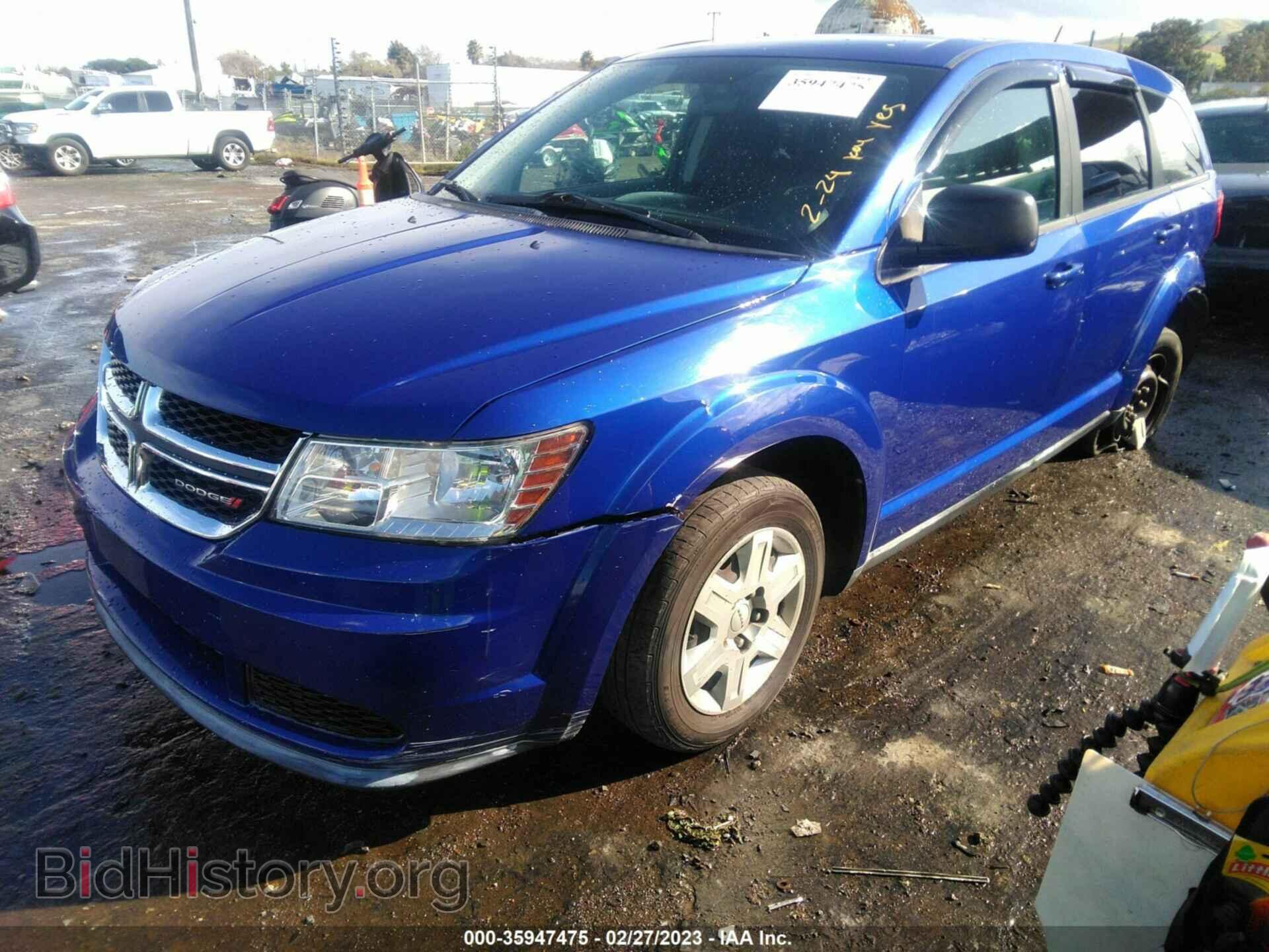 2012 DODGE JOURNEY - VIN: 3C4PDCAB5CT391335 - Фото 2