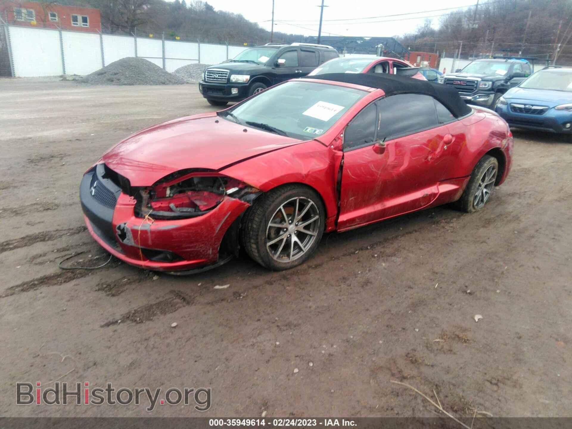 2011 MITSUBISHI ECLIPSE - VIN: 4A37L5EF3BE001341 - Фото 2