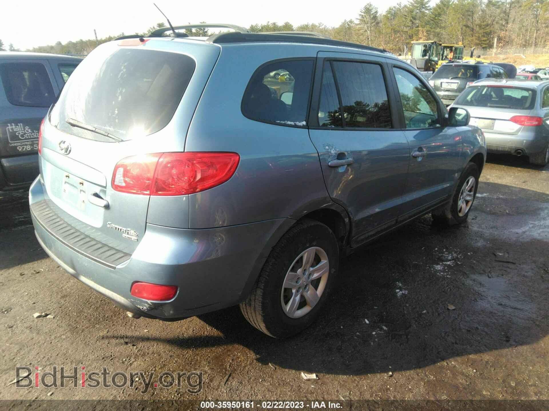 2009 HYUNDAI SANTA FE - VIN: 5NMSG73D99H232296 - Фото 4
