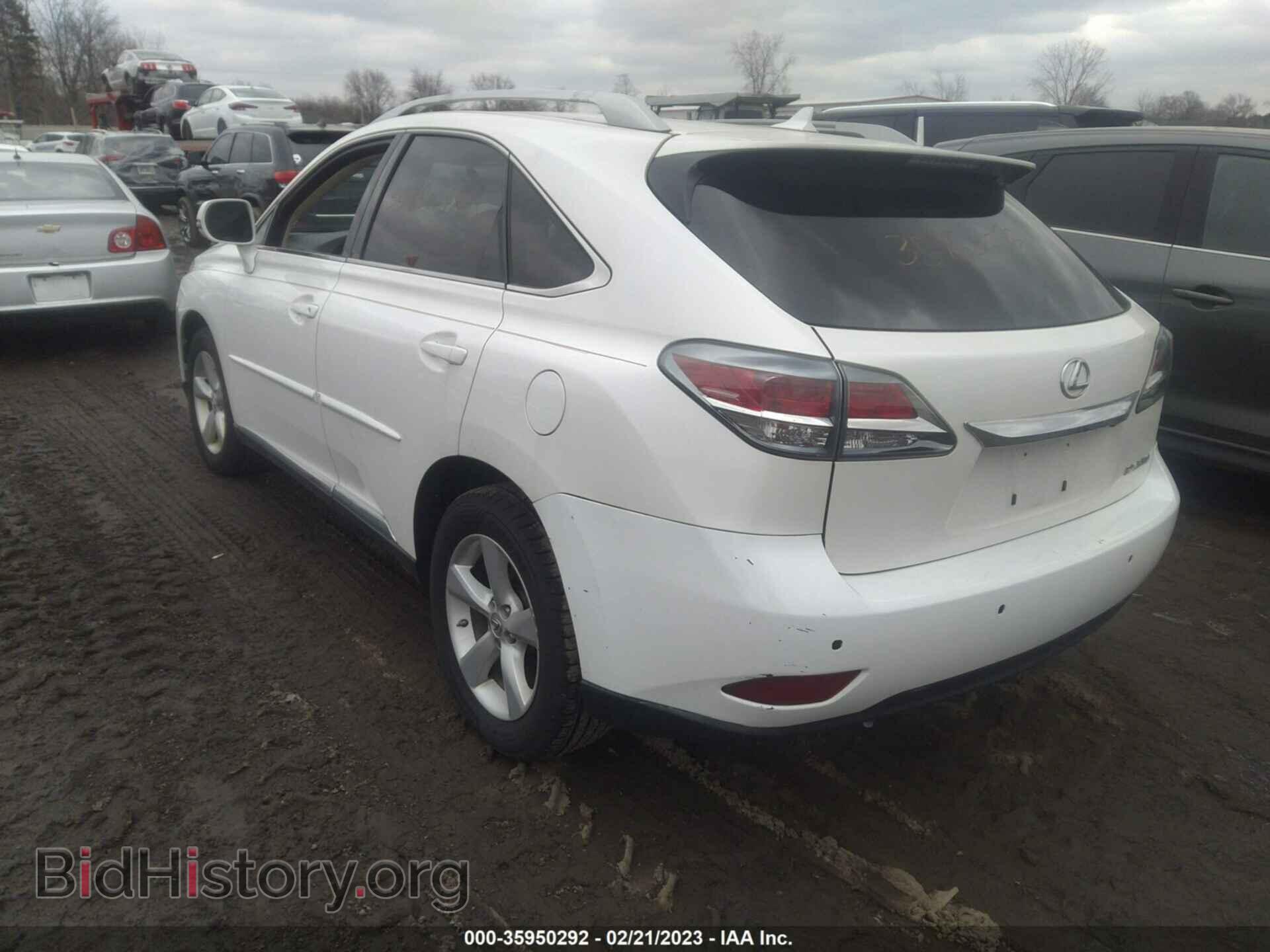 2013 LEXUS RX 350 - VIN: 2T2BK1BA0DC181557 - Фото 3