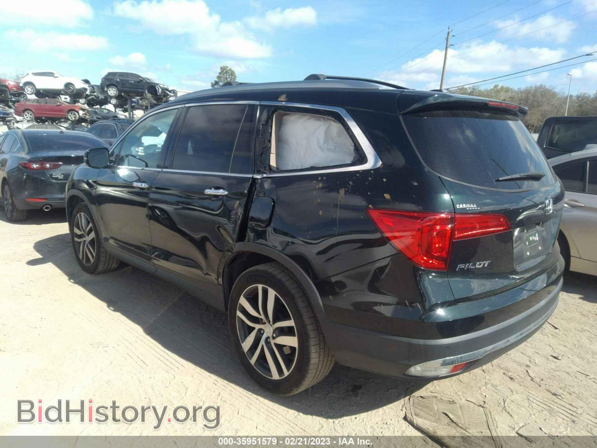2016 HONDA PILOT - VIN: 5FNYF5H96GB014711 - Фото 3