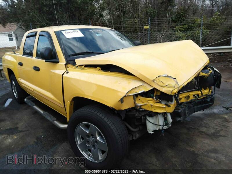 2006 Dodge DAKOTA SLT (VIN 1D3HE48K66S702149) — photo 1 of 11, IAAI, damage: front end