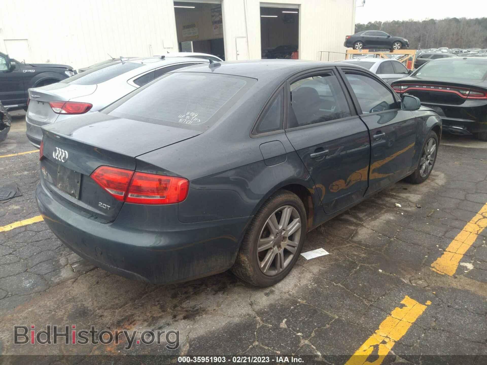 2011 AUDI A4 - VIN: WAUAFAFL5BN052172 - Фото 4