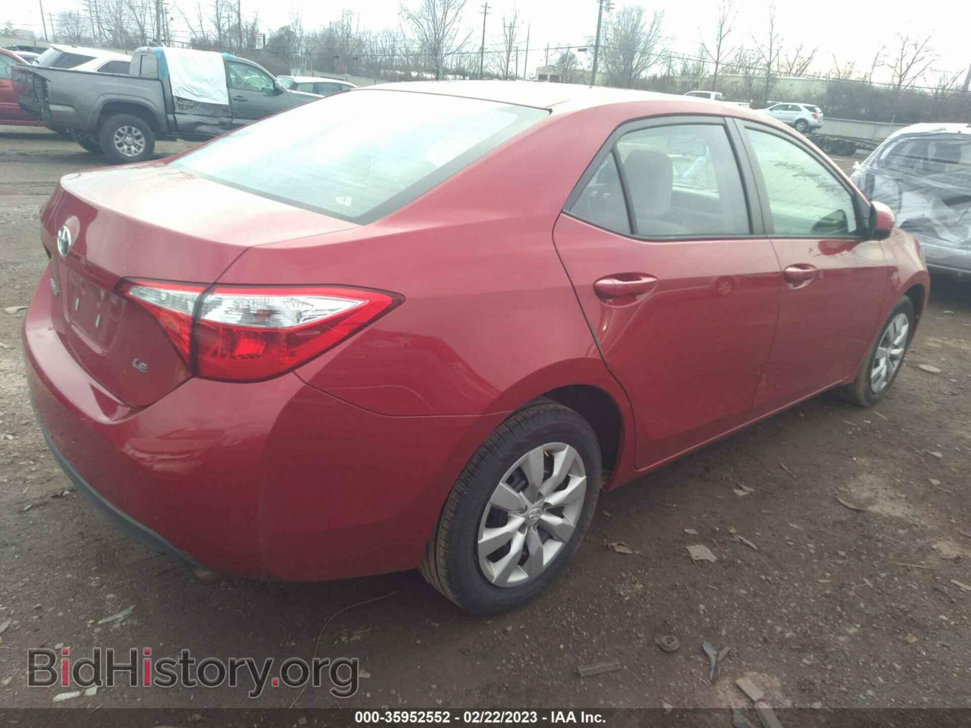 2015 TOYOTA COROLLA - VIN: 2T1BURHEXFC358545 - Фото 4