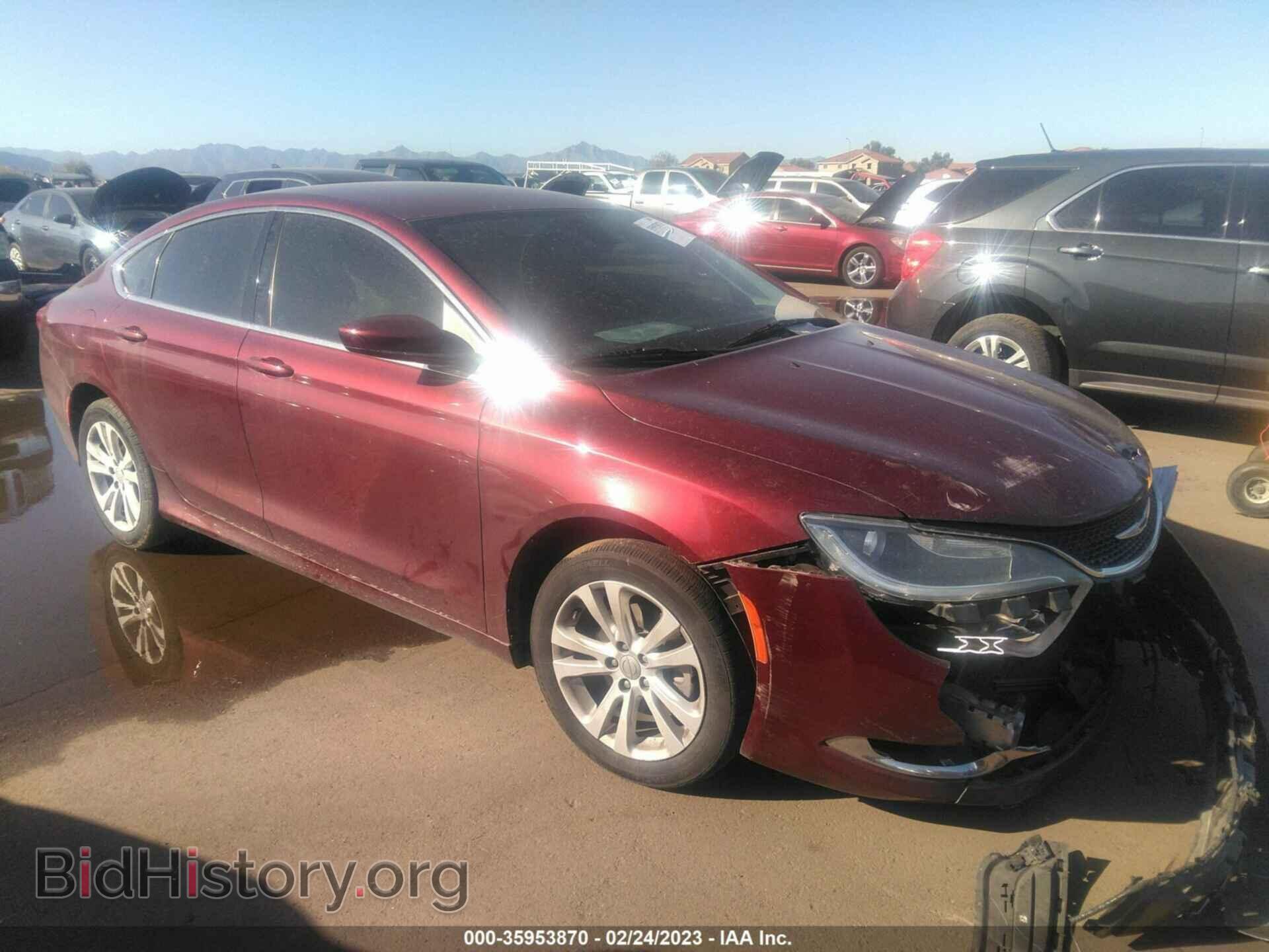 Фотография 1C3CCCAB9FN712254 - CHRYSLER 200 2015