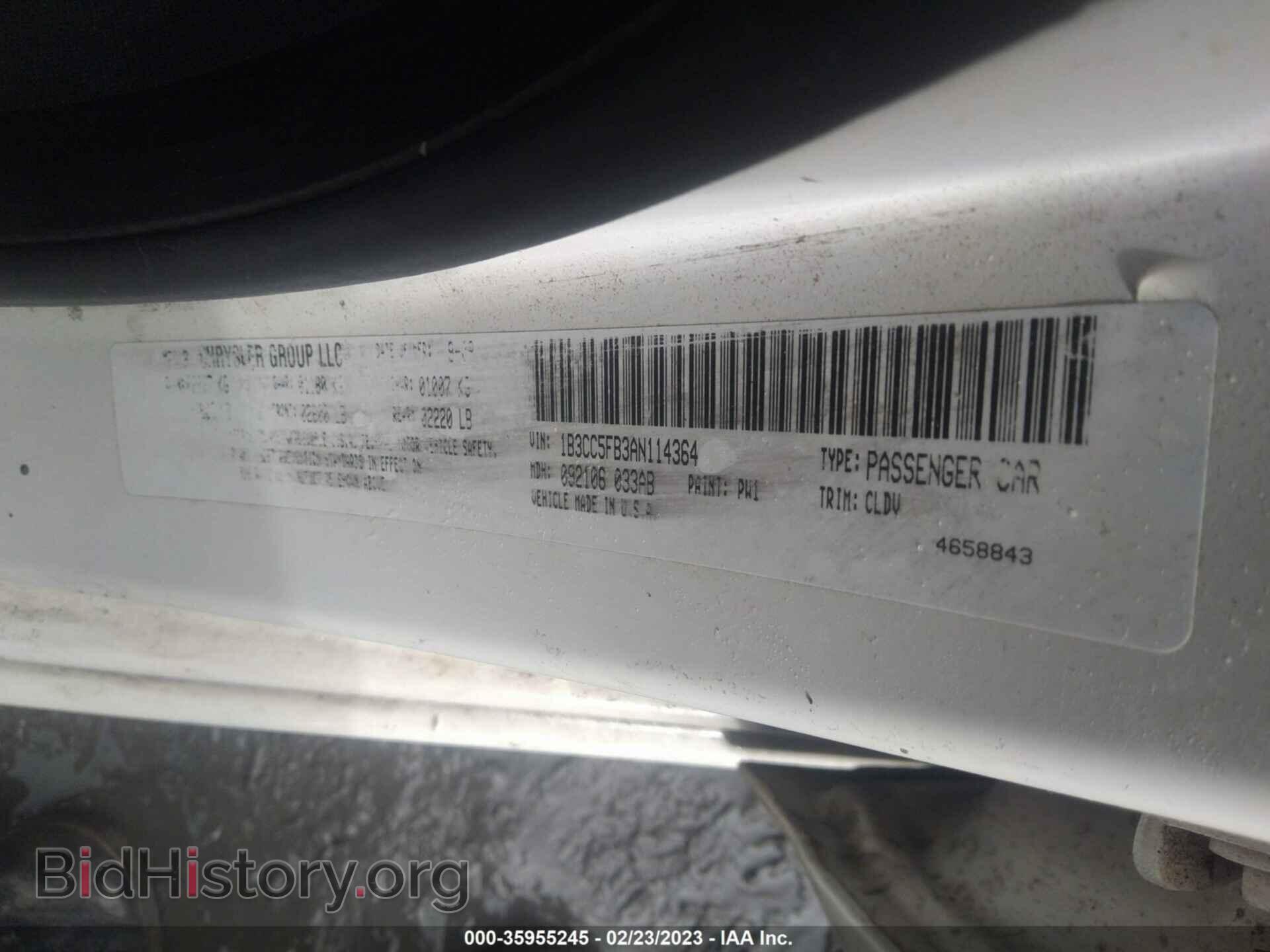 2010 DODGE AVENGER - VIN: 1B3CC5FB3AN114364 - Фото 9