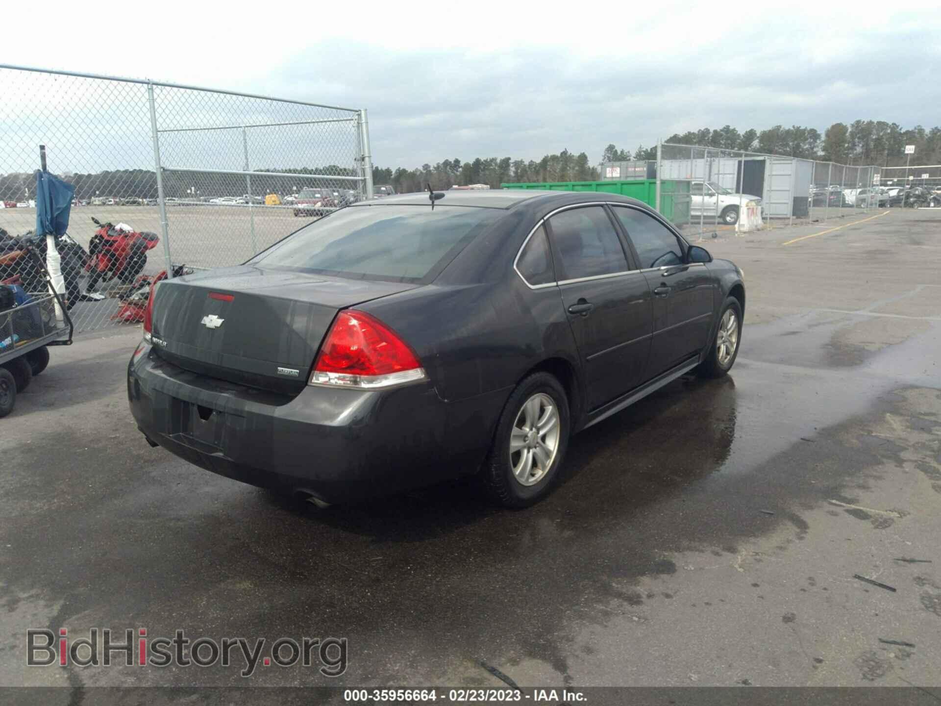 2013 CHEVROLET IMPALA - VIN: 2G1WF5E34D1219328 - Фото 4