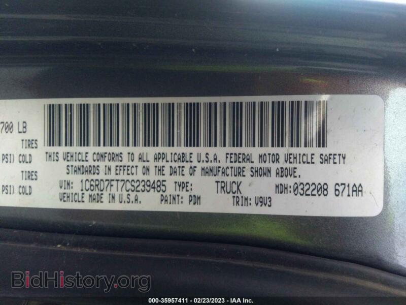 2012 RAM 1500 (VIN 1C6RD7FT7CS239485) — photo 9 of 11